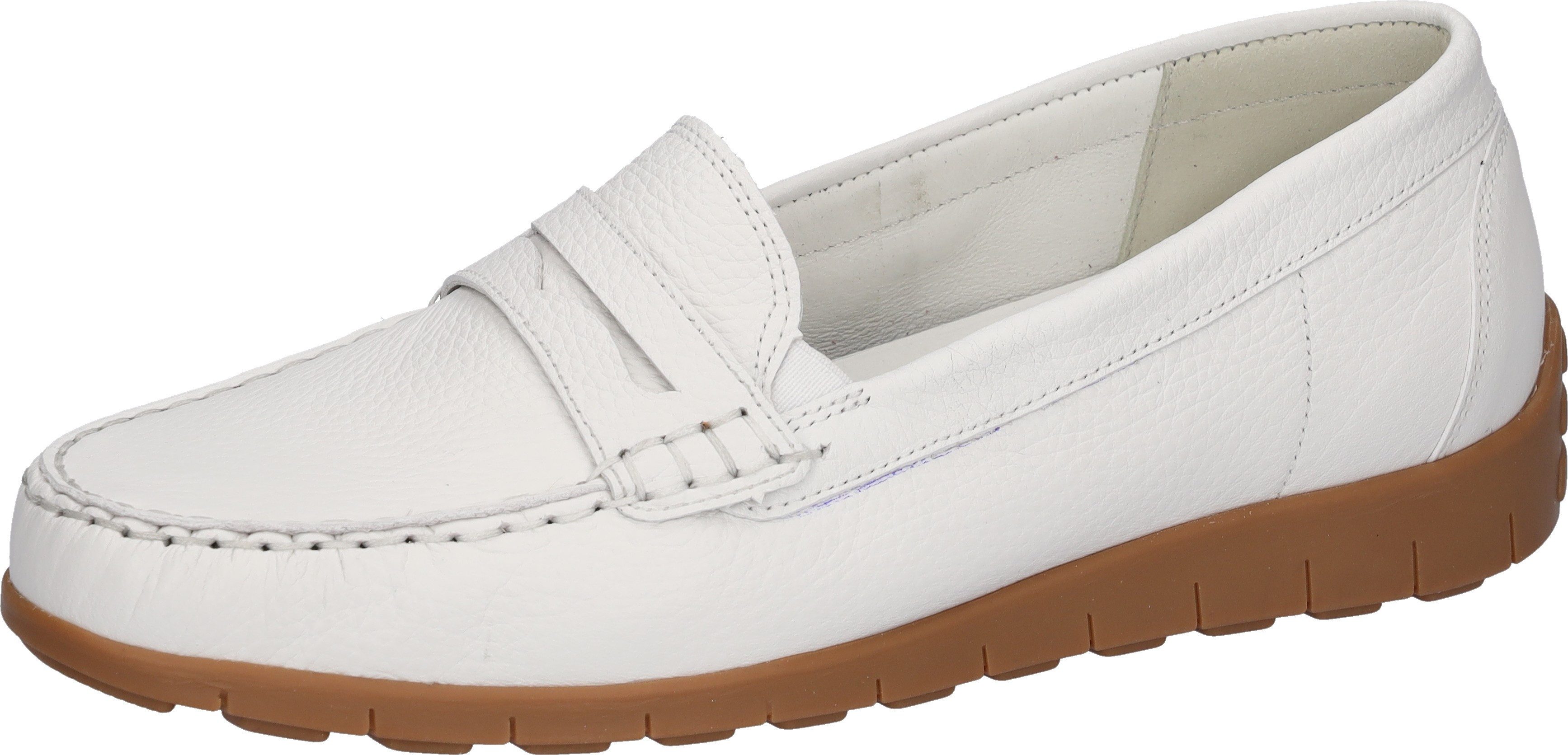 Waldläufer Mocassins H-LUCY , lage schoen, instapschoen, instapschoen, met sierband, comfortbreedte h