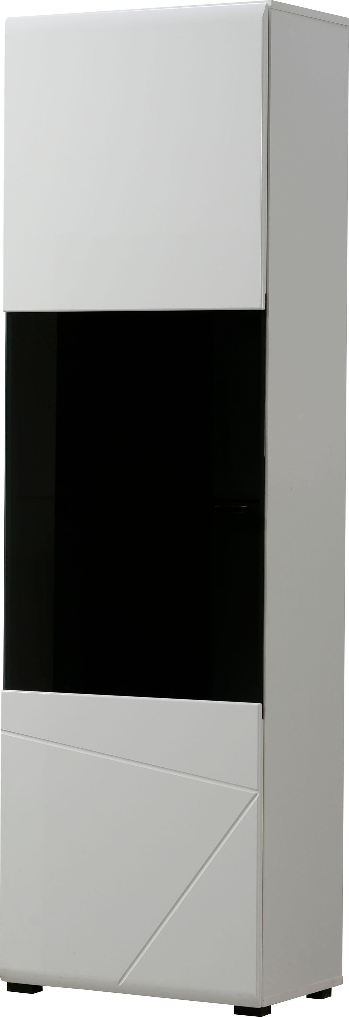 INOSIGN Vitrinekast Trentino Hoogte ca. 190 cm, soft-closefunctie, hoogglansfronten
