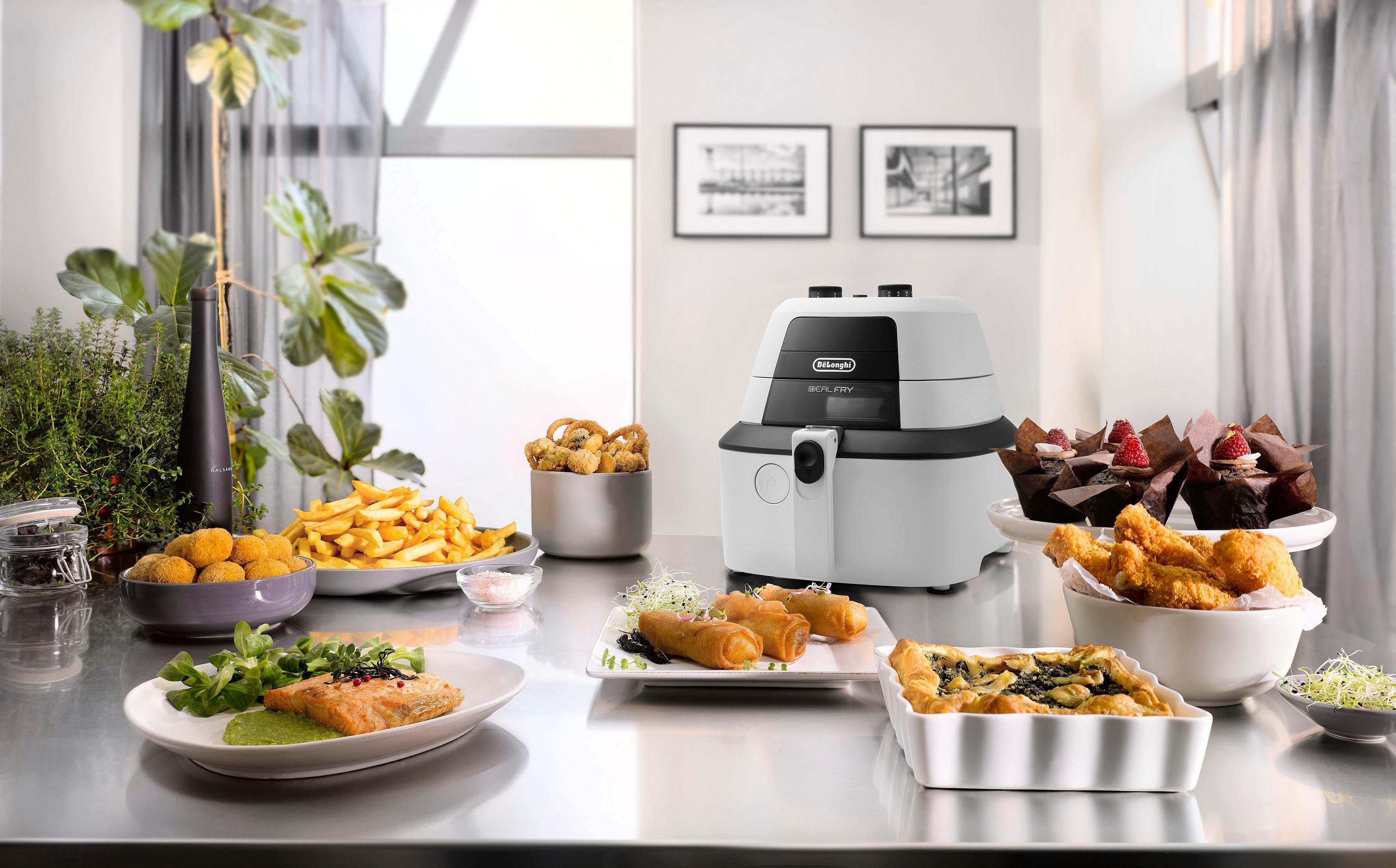 De'Longhi Airfryer IdealFry FH 2133 Multicooker, ook voor broodbakken, inhoud 1,25 kg