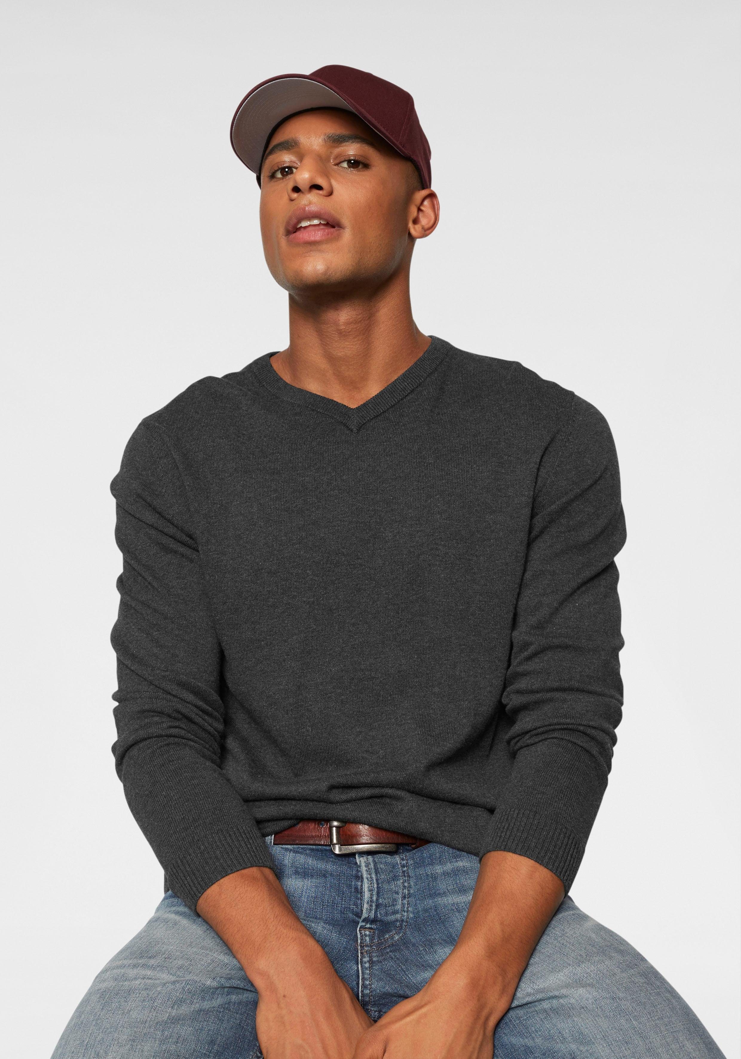 Jack & Jones Trui met V-hals JJEBASIC KNIT V-NECK