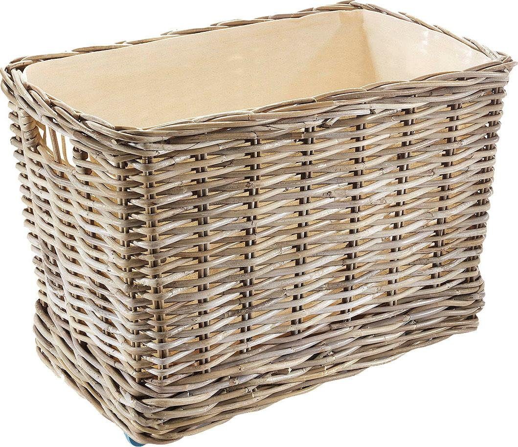locker Mand voor haardhout 72/44/49 cm manden & dozen grijs