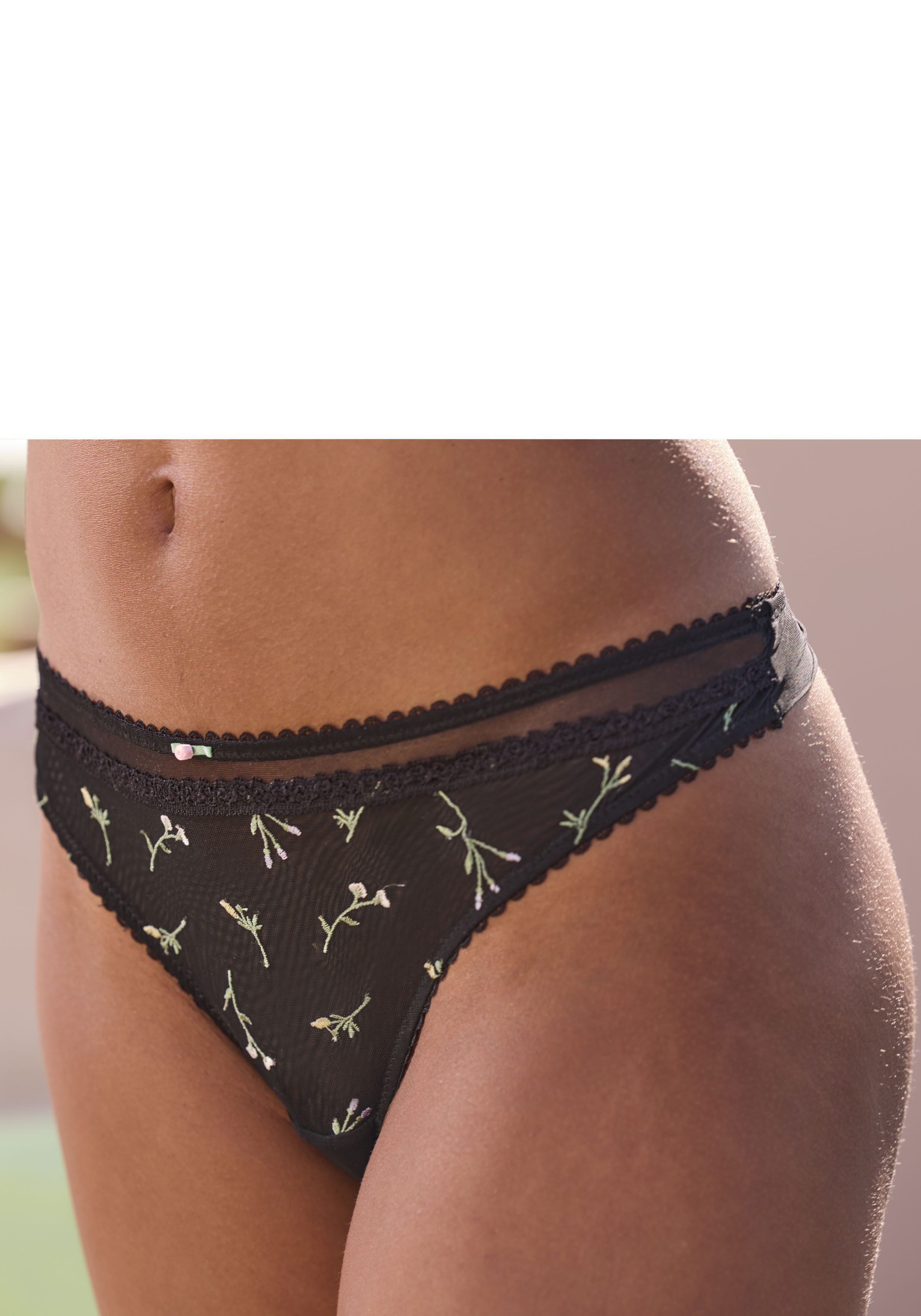 Vivance String Thea dames strings maat 36/38 zwart
