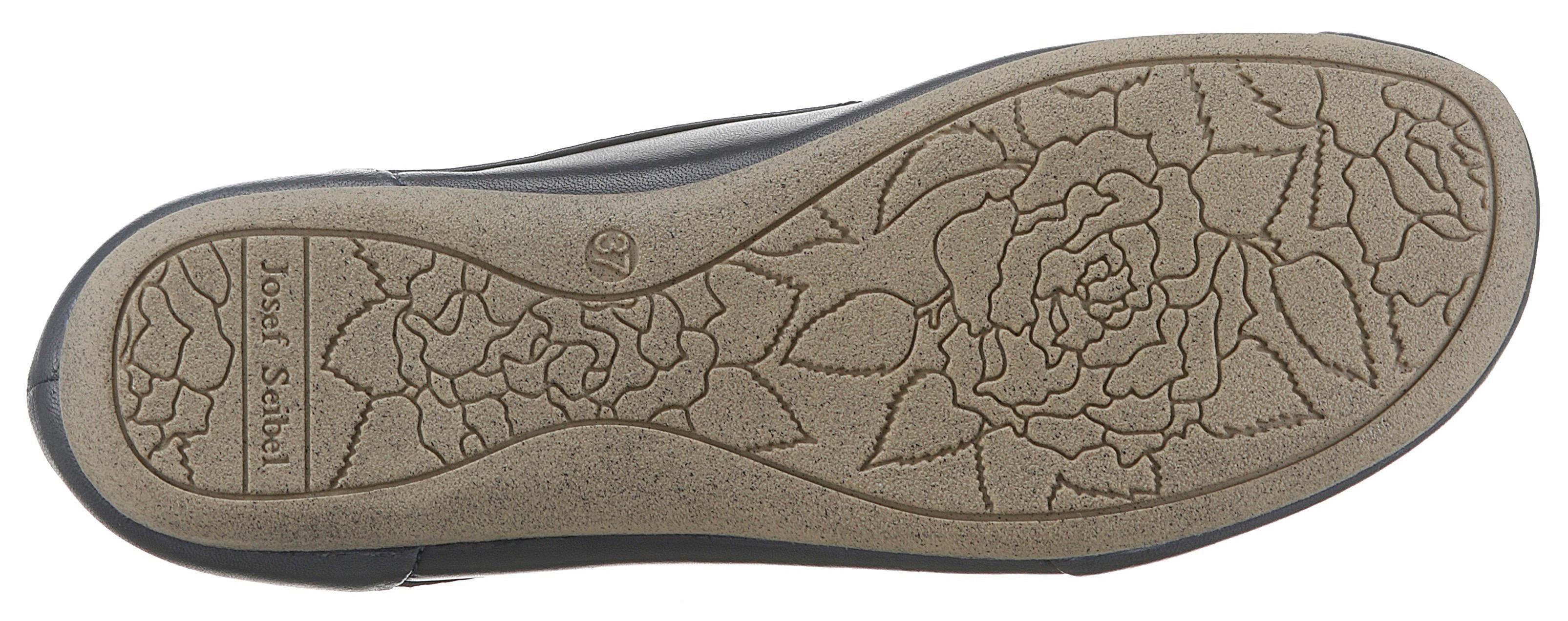 Josef Seibel Instappers Fiona 01 Comfortschoen, instapschoen met elastische decoratieve veters