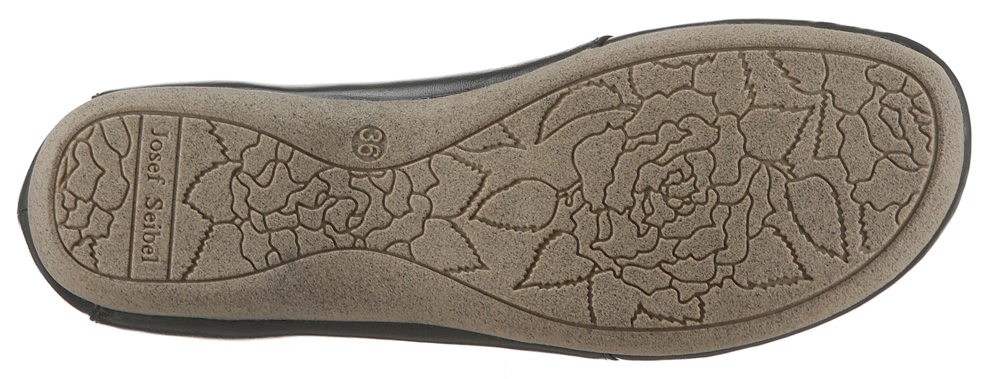 Josef Seibel Ballerina's met riempje Fiona 04 Slippers, sandalen, comfortschoenen met verfijnde elastische band