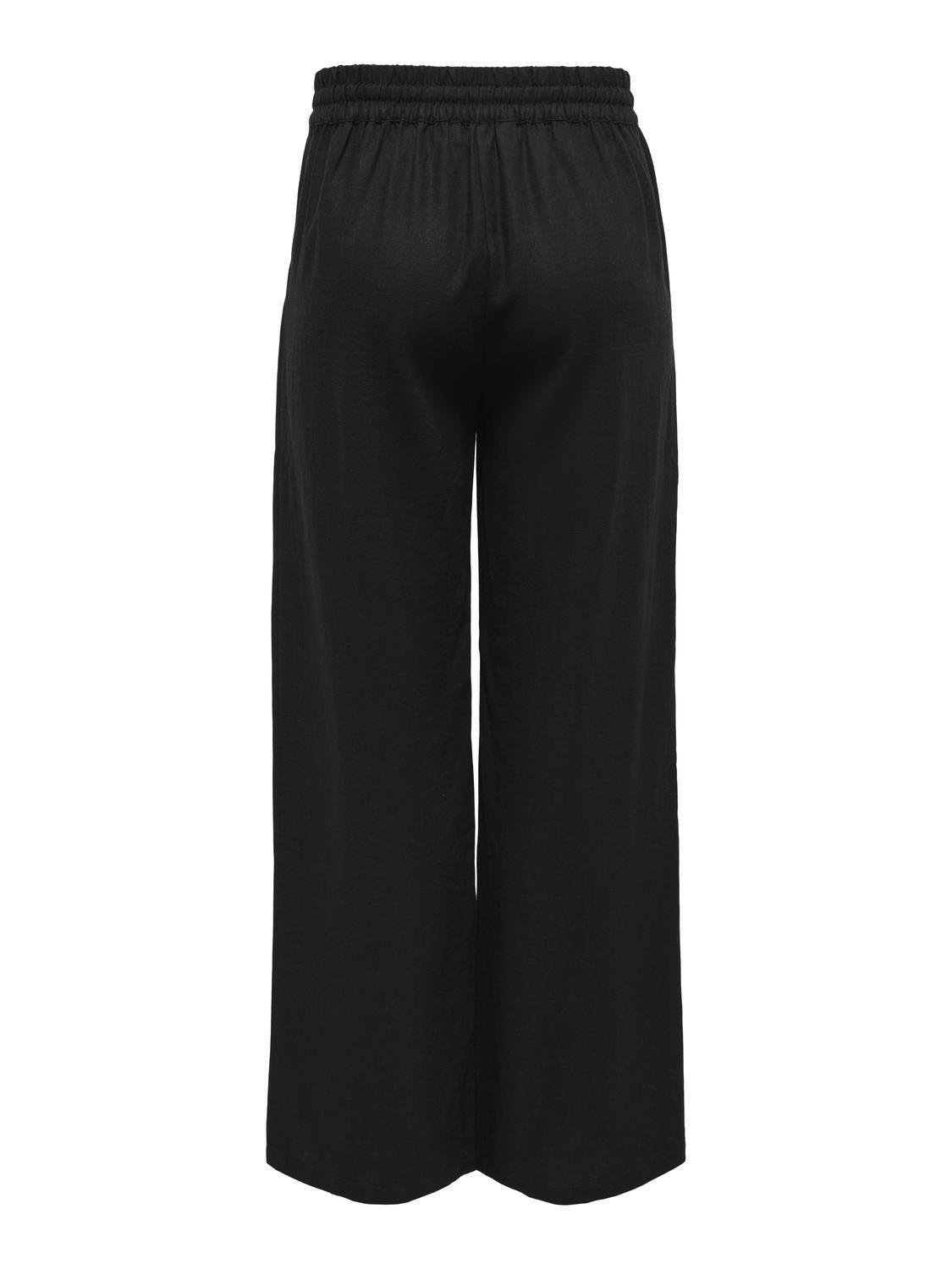 JDY Culotte JDYSAY LINEN HW WIDE PANT WVN NOOS