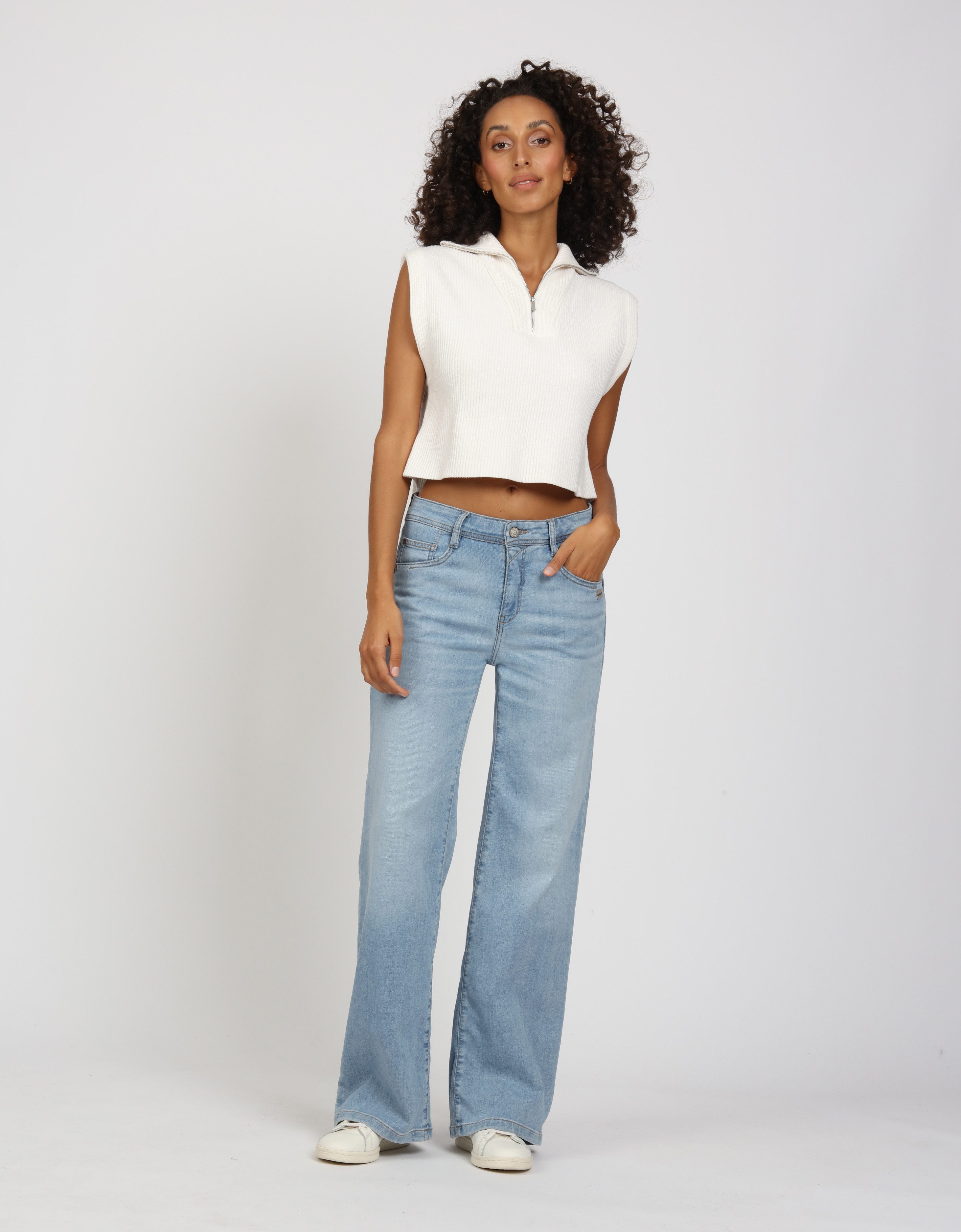 GANG Wijde jeans 94AMELIE WIDE