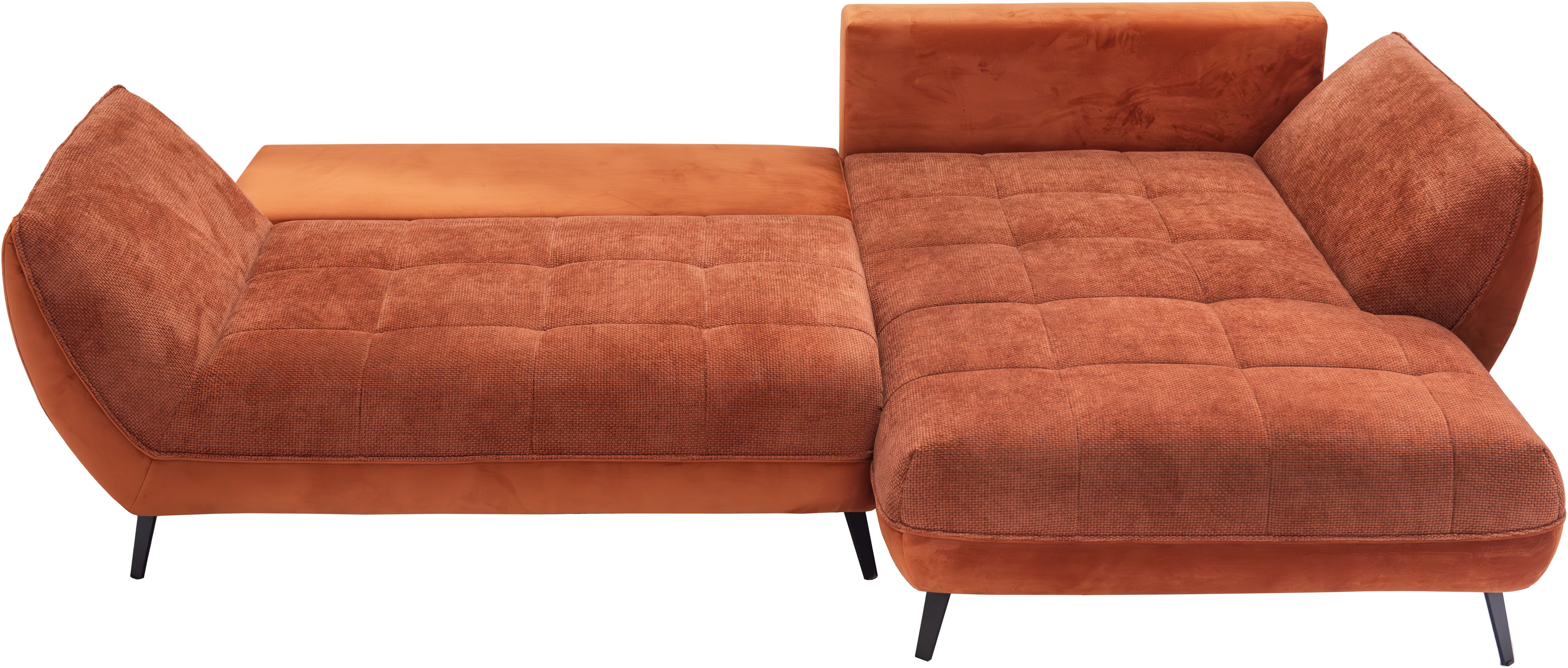 exxpo - sofa fashion Hoekbank Midway met eenvoudige Easy-Lift bedfunctie, comfortabel en modern