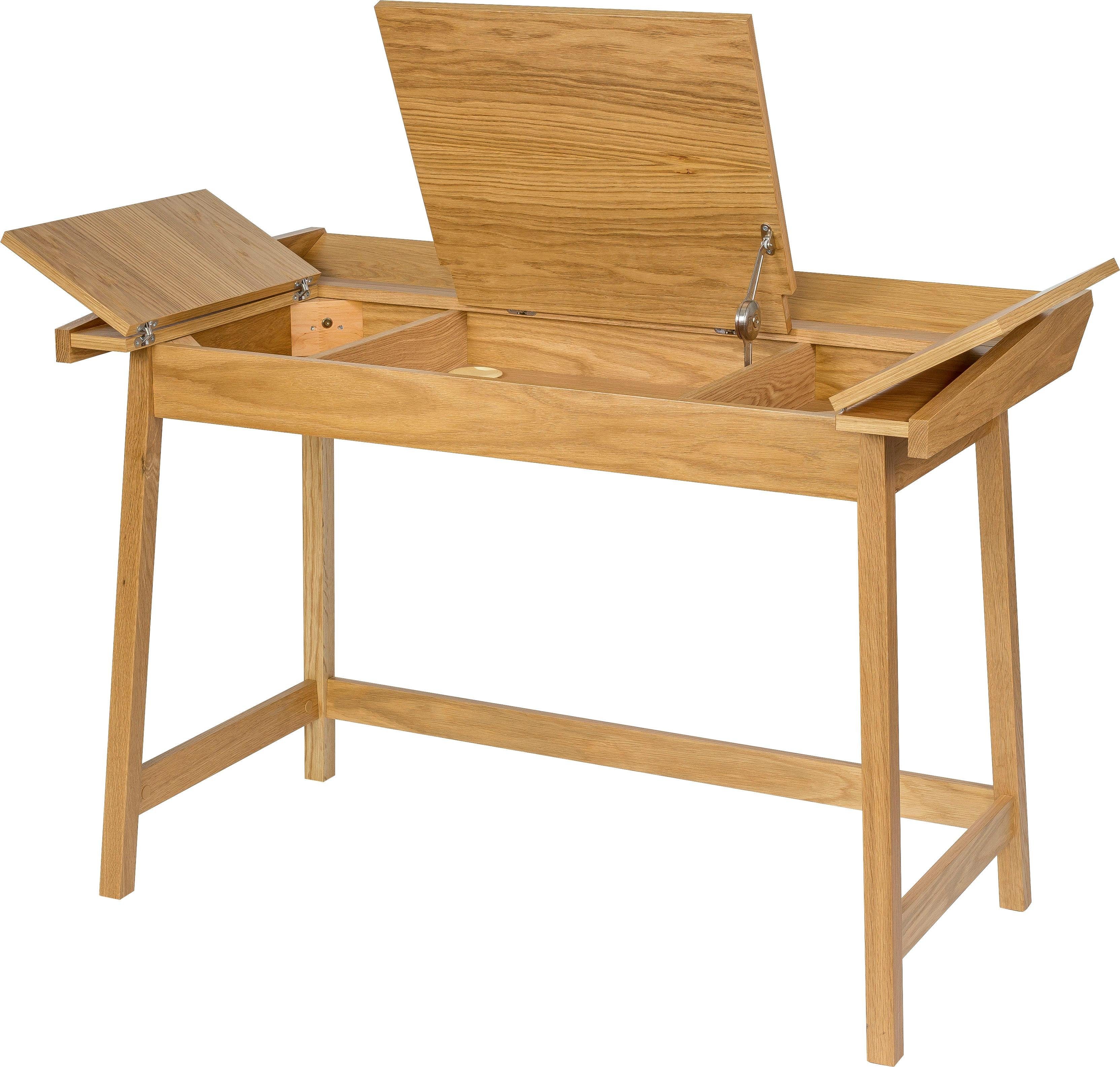 Woodman Bureau Walter scandinavisch design, houtfineer van eiken