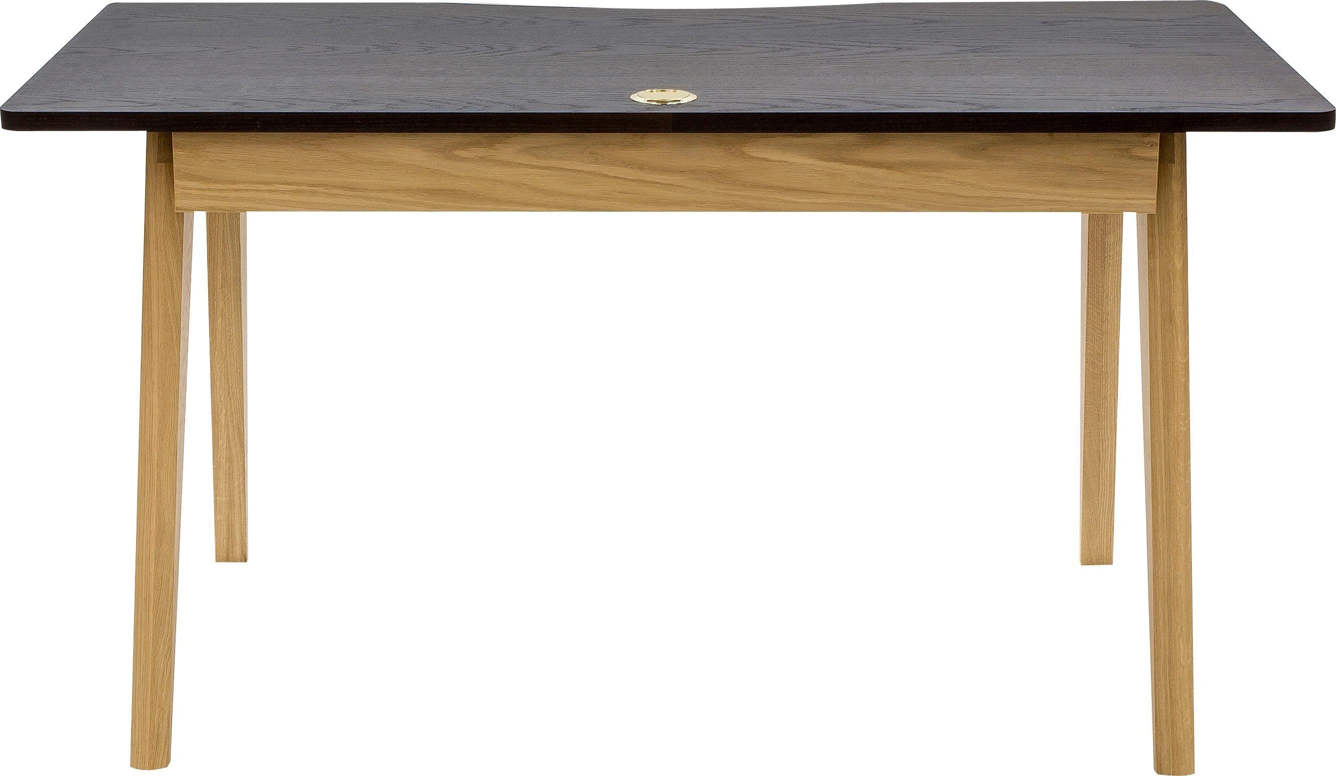 Woodman Bureau Peer in scandinavisch design, tafelpoten van massief eiken