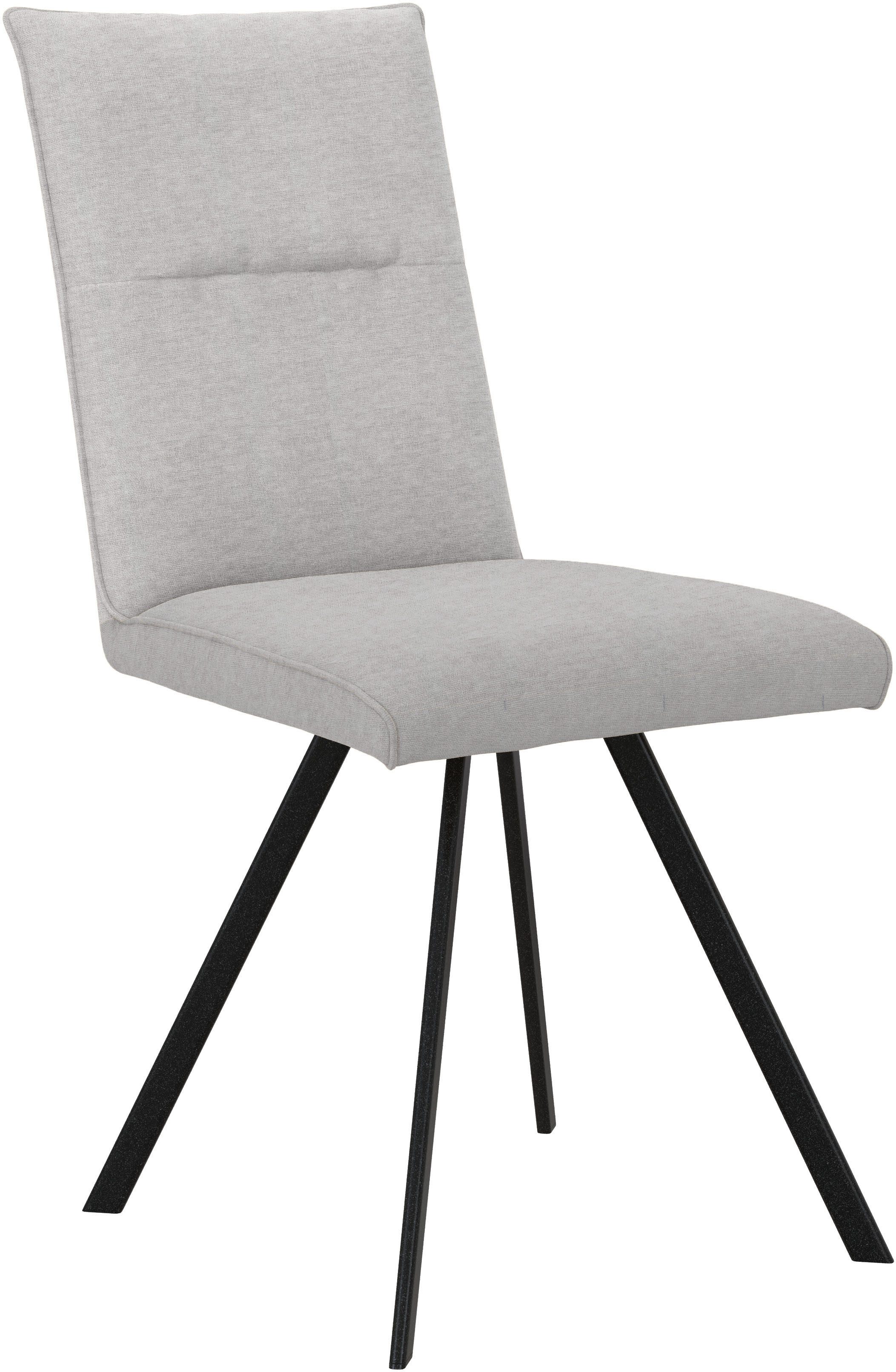 Home affaire Stoel met 4 poten Sava Metalen frame (set, 2 stuks)