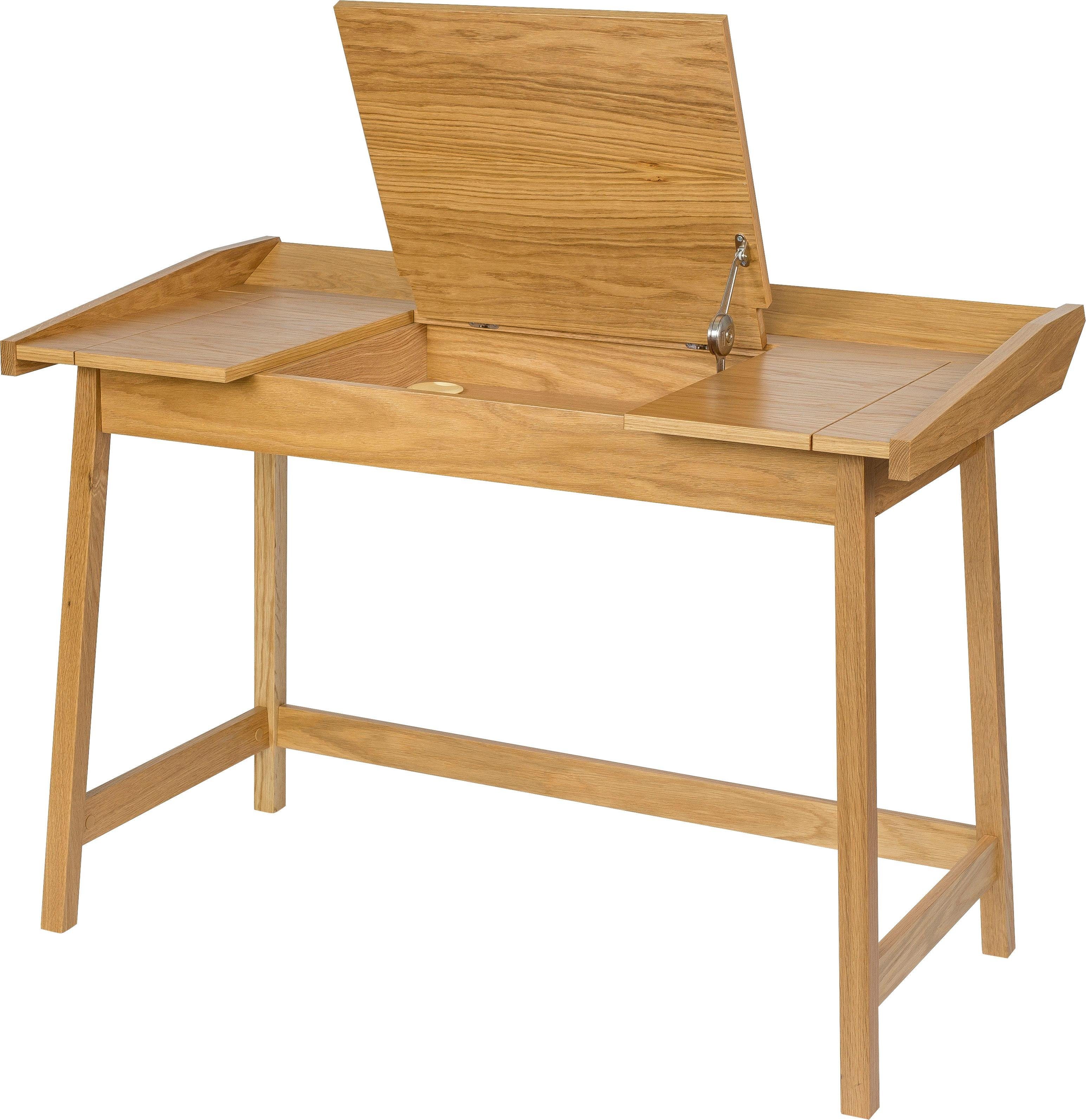 Woodman Bureau Walter scandinavisch design, houtfineer van eiken