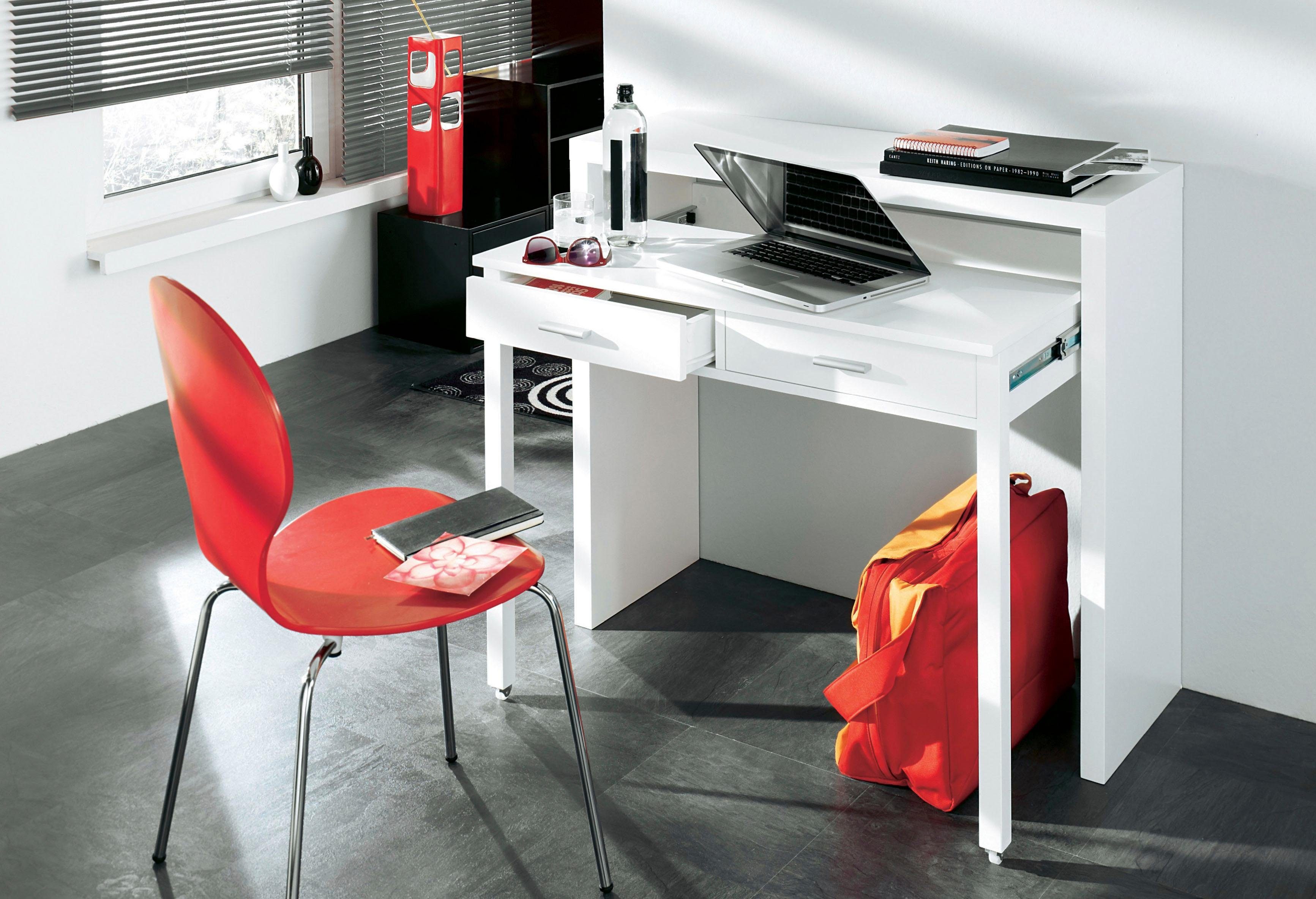 Woodman Sidetable Vince met uittrekfunctie, in eenvoudig scandinavisch design