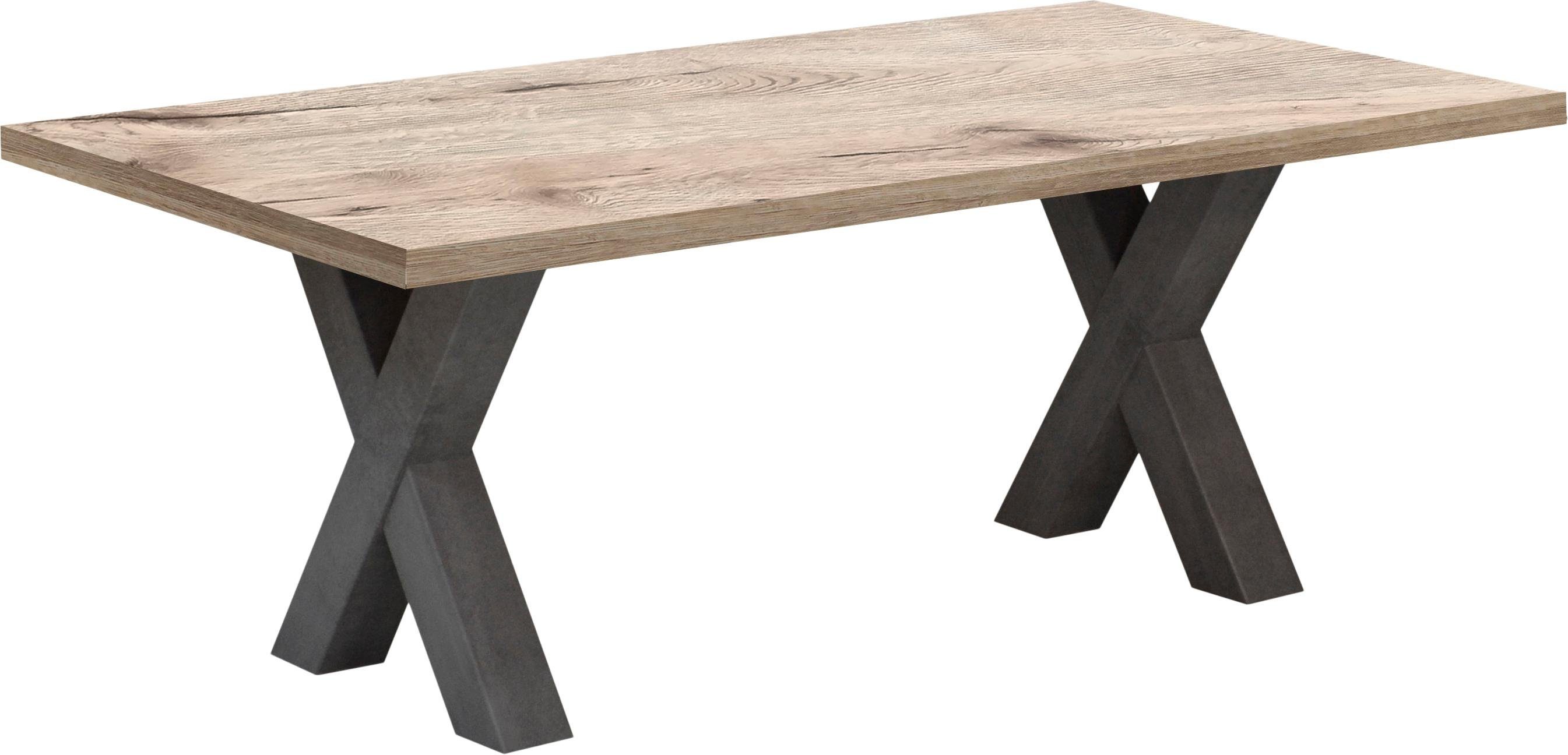 Mäusbacher Salontafel Mister X-CT 120 TOPSELLER! Mäusbacher salontafel met X-frame. Breedte 120 cm