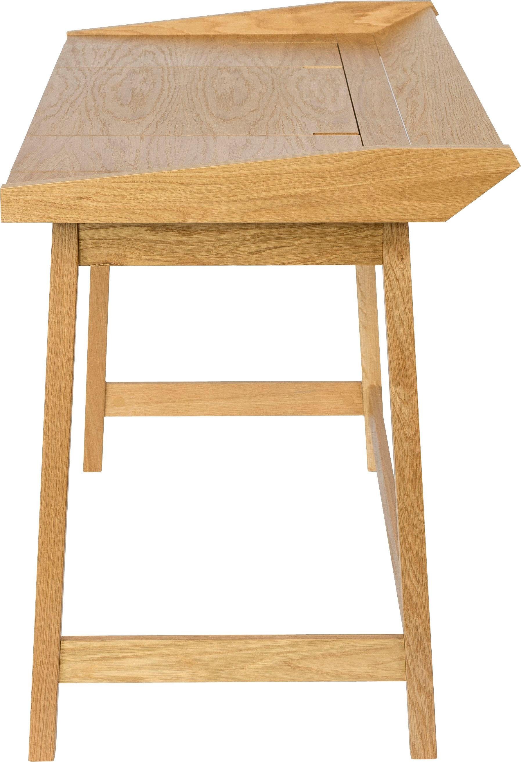 Woodman Bureau Walter scandinavisch design, houtfineer van eiken