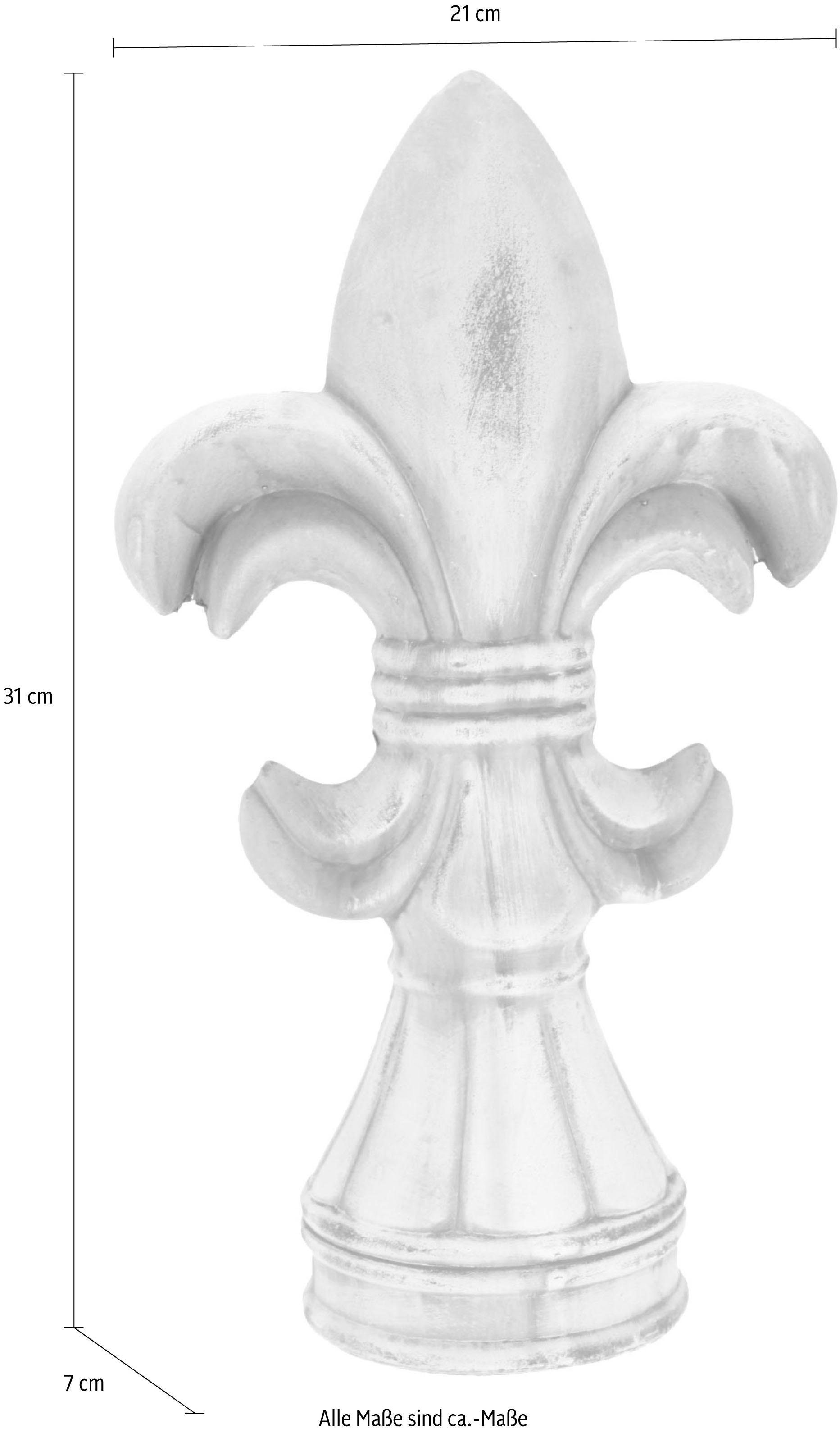 I.GE.A. Decoratief figuur Franse lelie (set van 2)