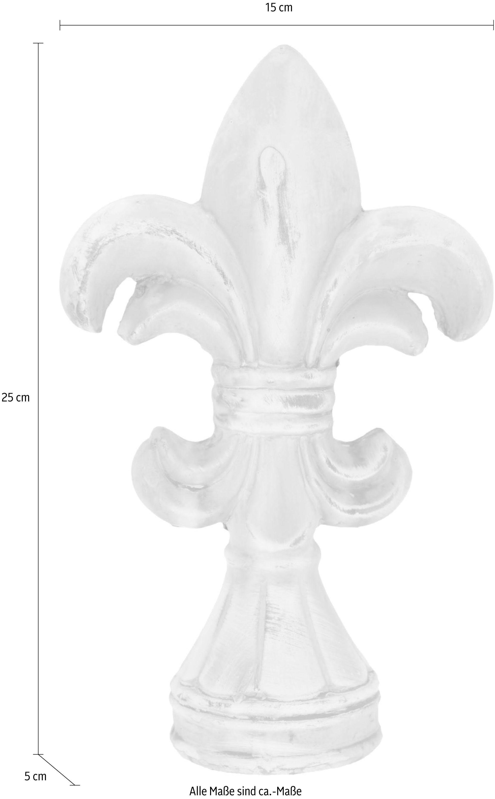 I.GE.A. Decoratief figuur Franse lelie (set van 3)
