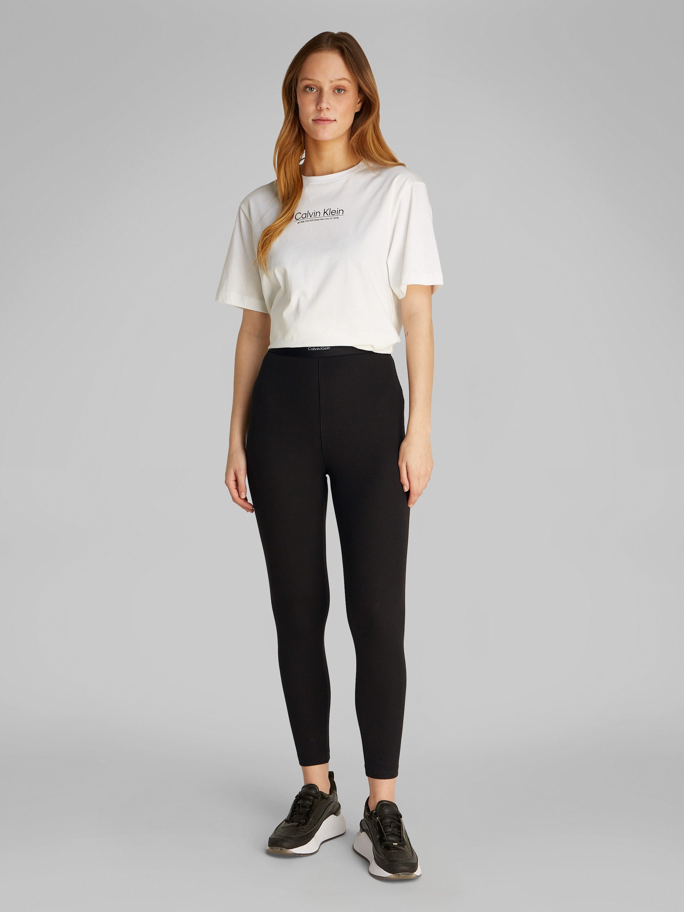 Calvin Klein Legging met elastische logo-band