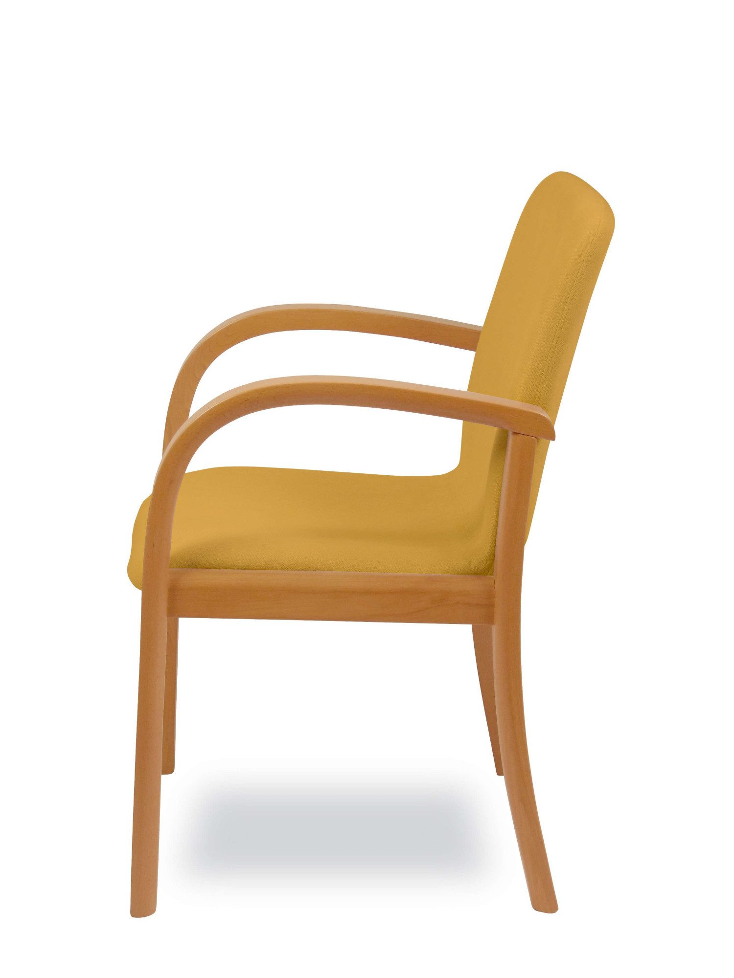 Home affaire Eetkamerstoel LINA707 Extra-comfort, vlekbestendig weefsel, massief hout (1 stuk)