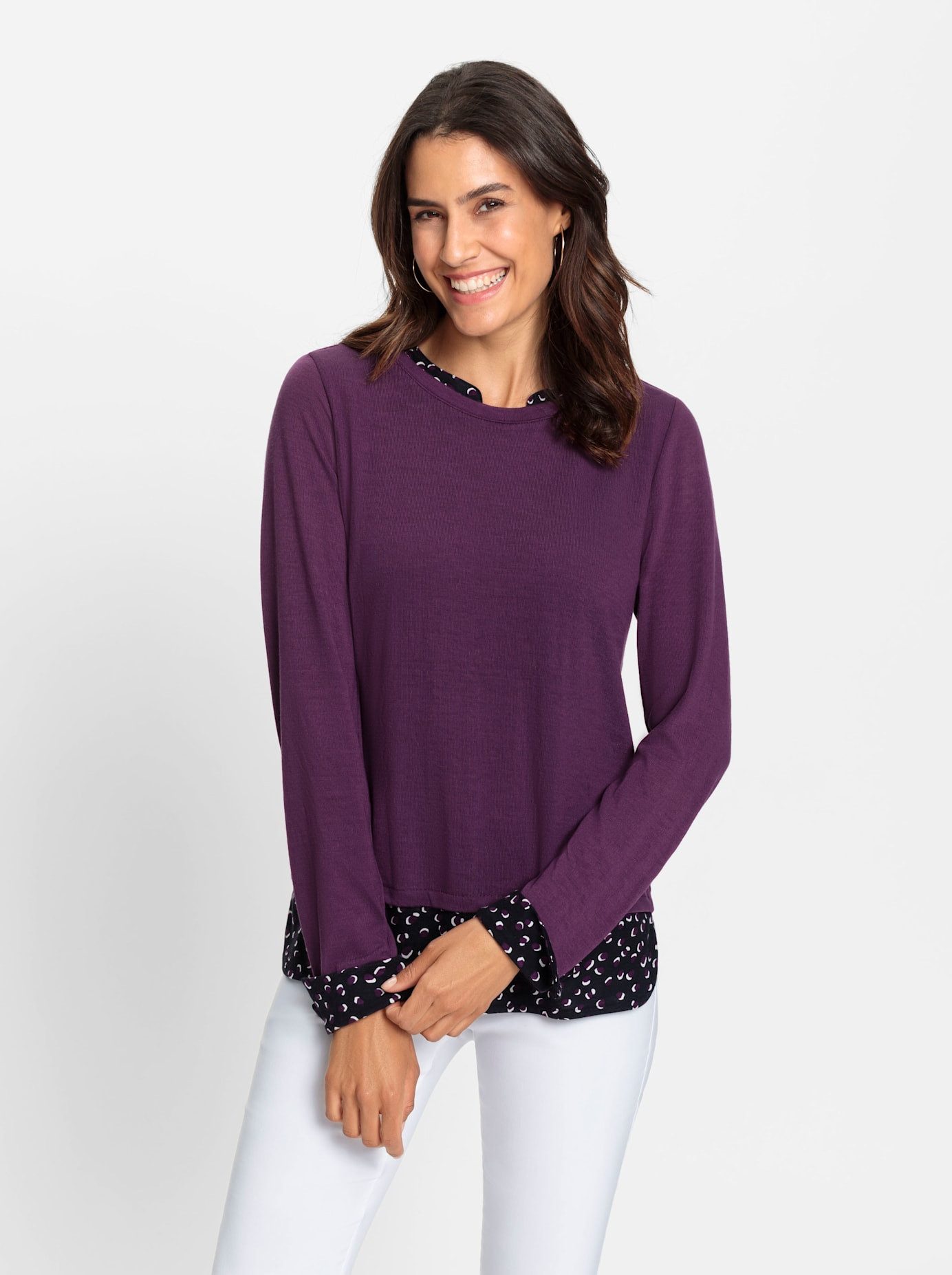 Classic Inspirationen 2-in-1-shirt Shirt (1-delig)