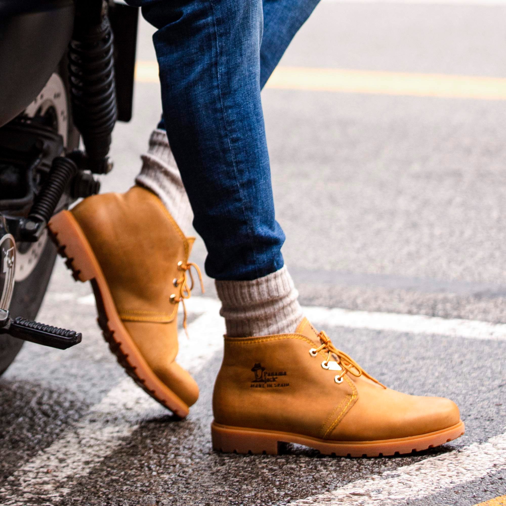Panama Jack Veterschoenen , blokhak, herfstmode, veterschoen met logo-embossing
