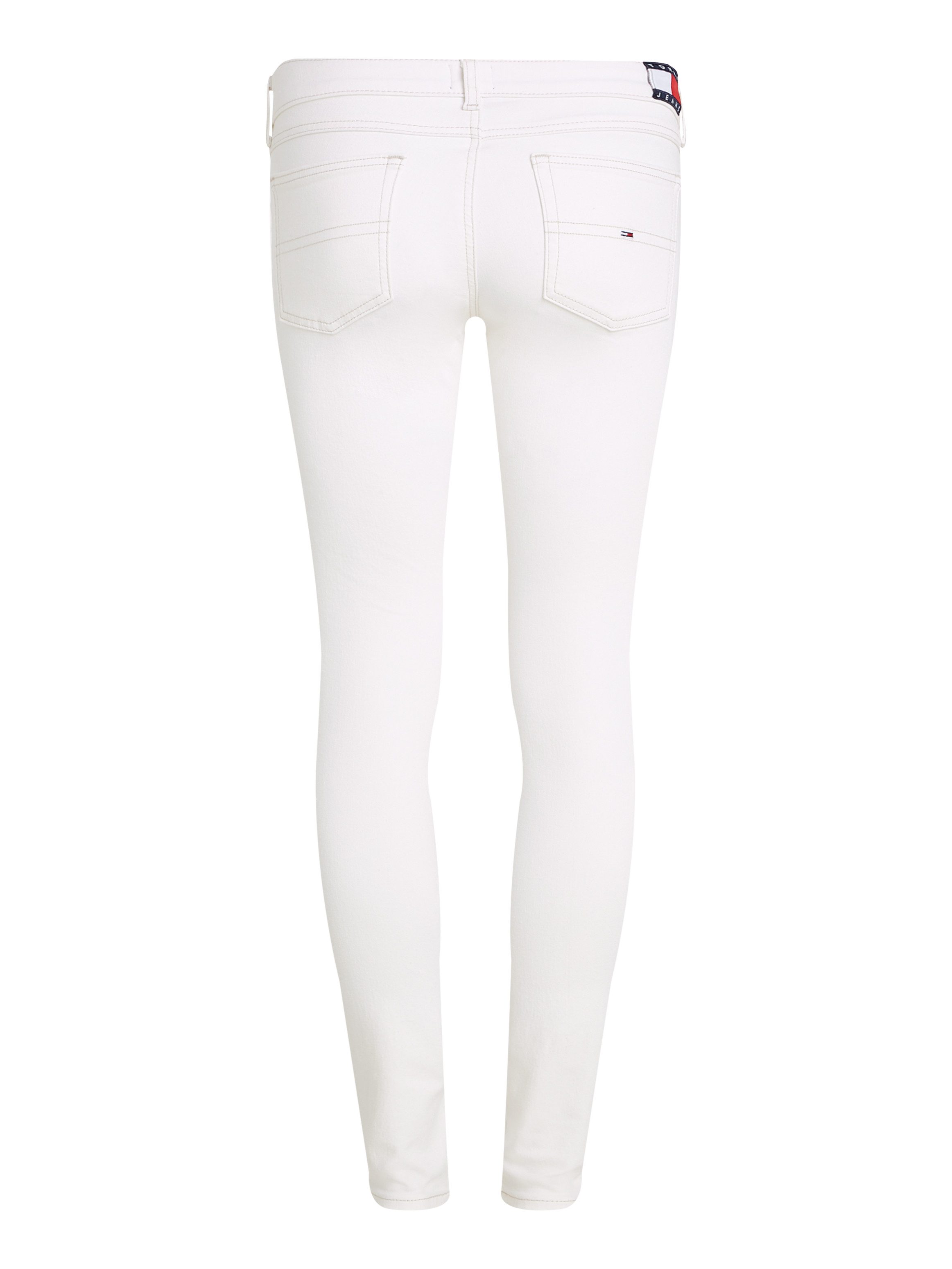 TOMMY JEANS Skinny fit jeans Sophie Low Waist Skinny met logo-badge, in enkel-lengte