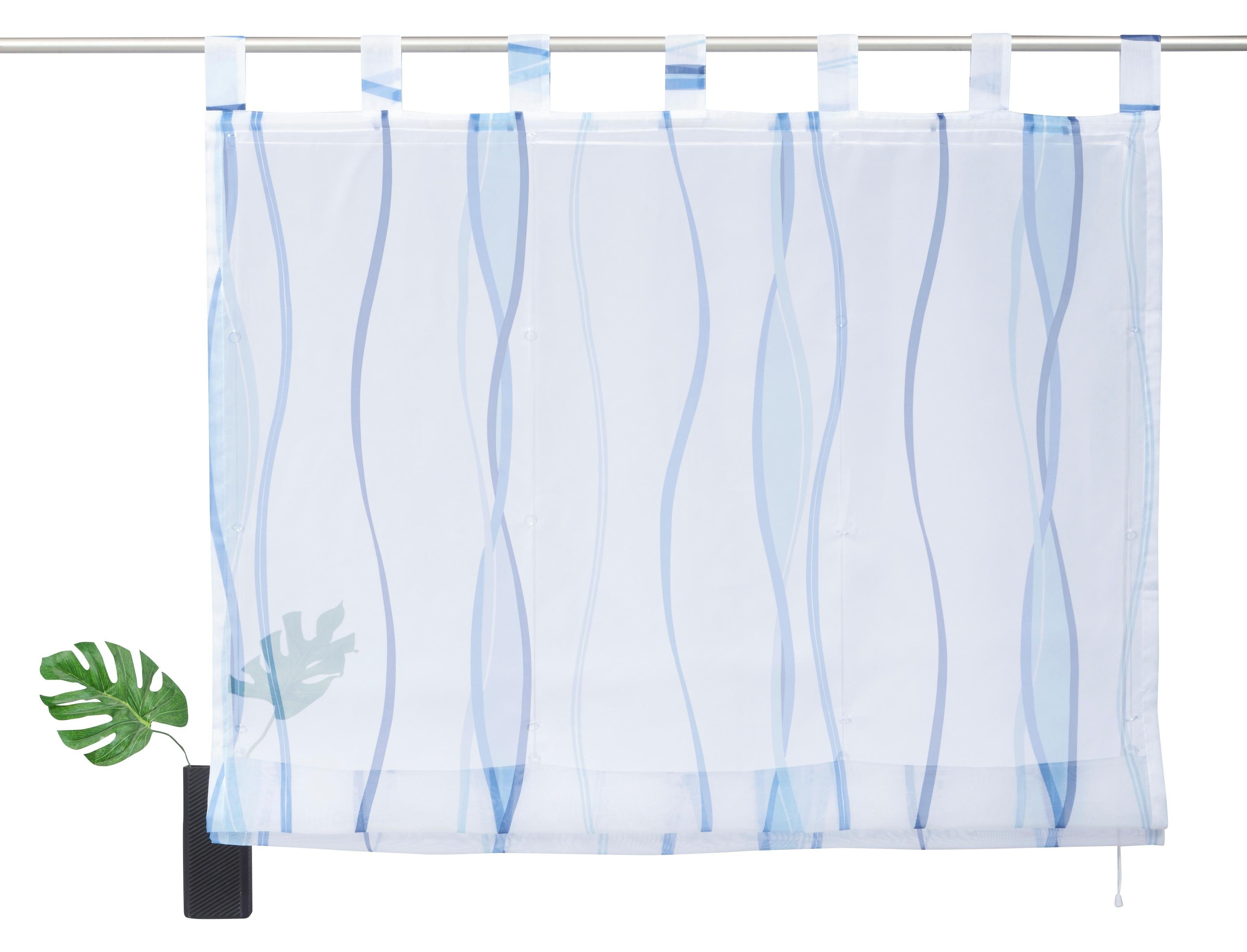 my home Romeins rolgordijn Dimona Transparant, voile, polyester (1 stuk)