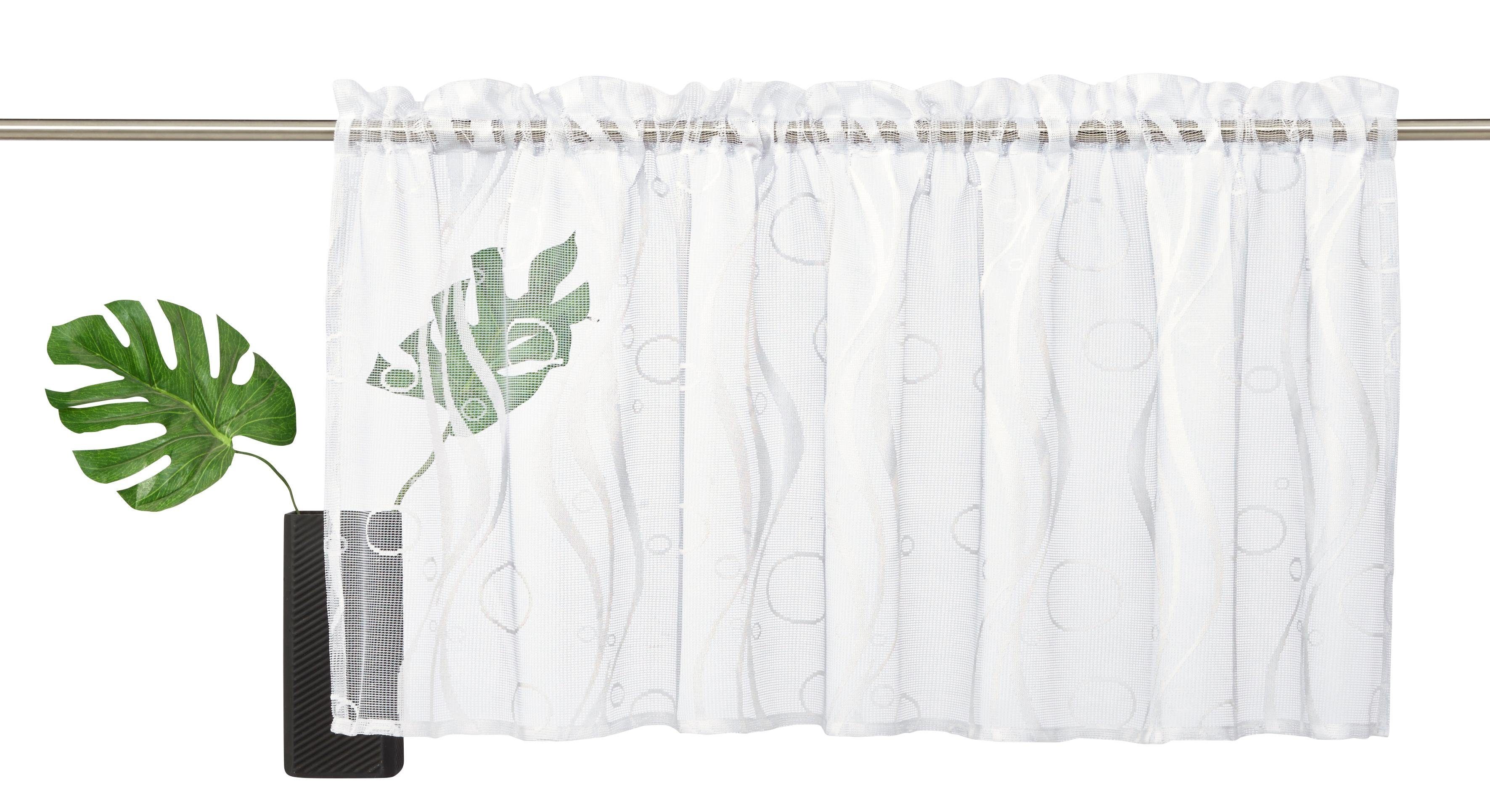 my home Valletje Ramon Transparant, jacquard, polyester (1 stuk)