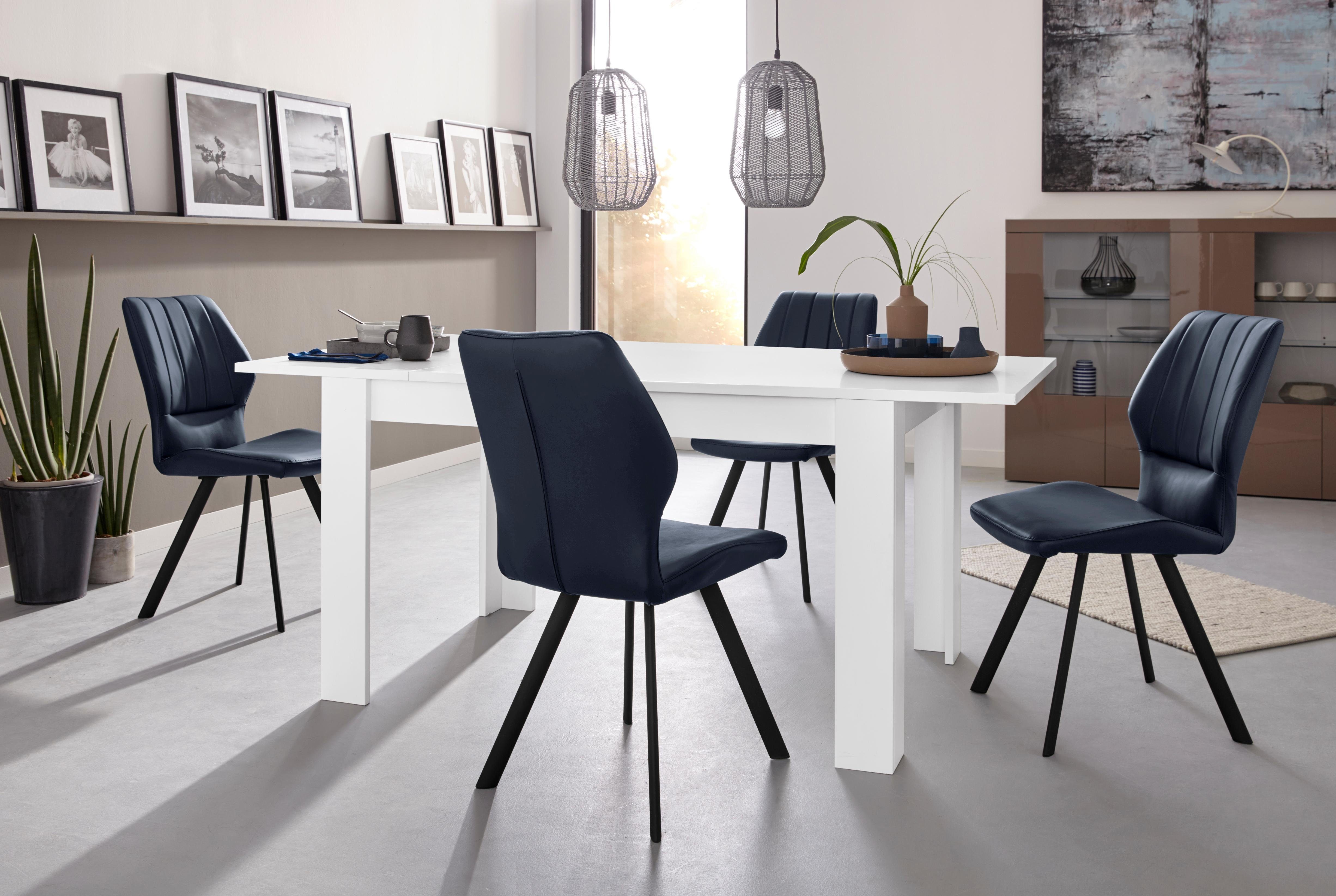 INOSIGN Eettafel Firenze Breedte 137-185 cm, inclusief insteekblad