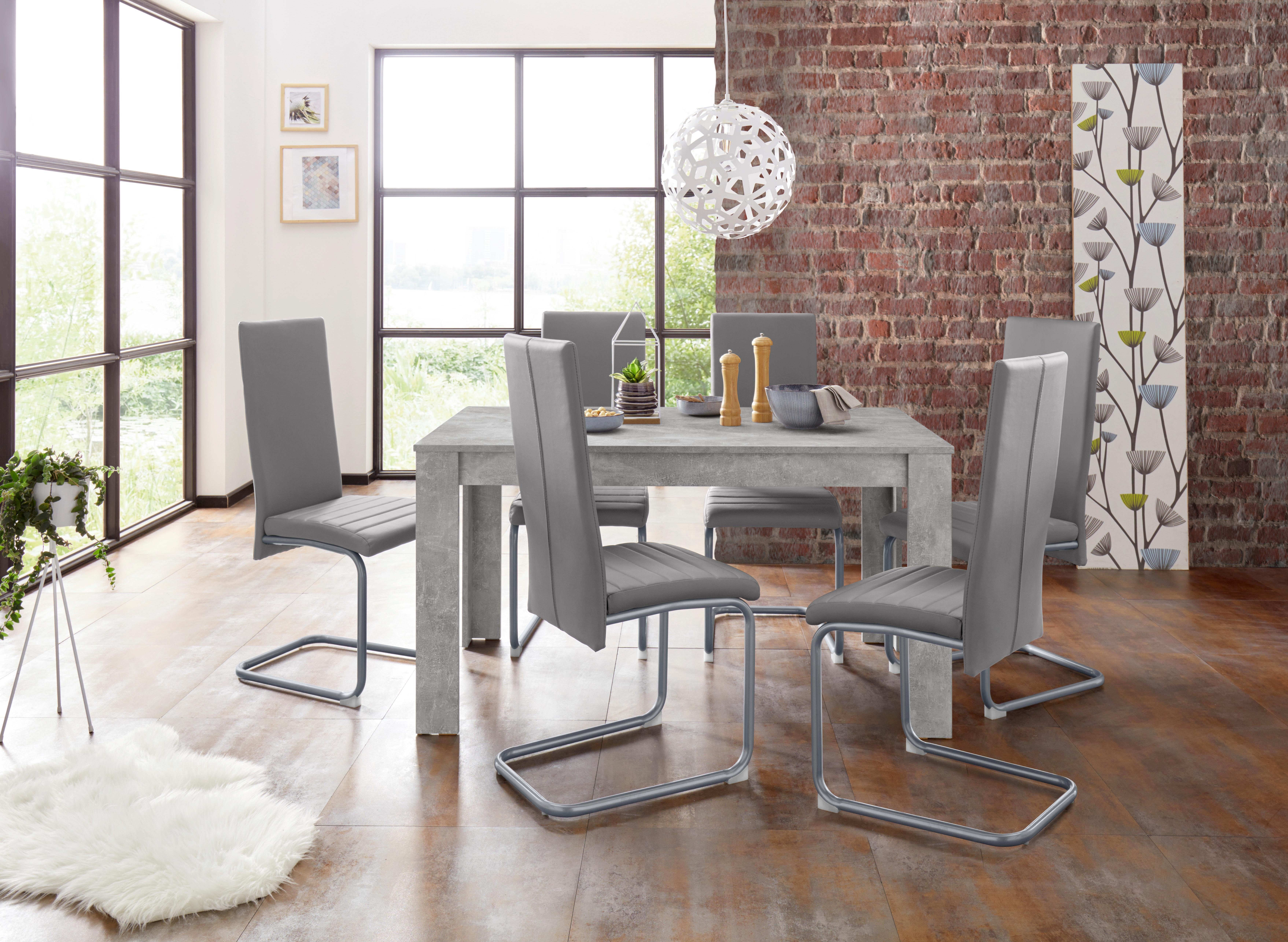 Vlek Aardbei Vlot Homexperts Eethoek Nitro Tafel - breedte 140 cm + 6 stoelen (set, 7-delig)  makkelijk gekocht | OTTO