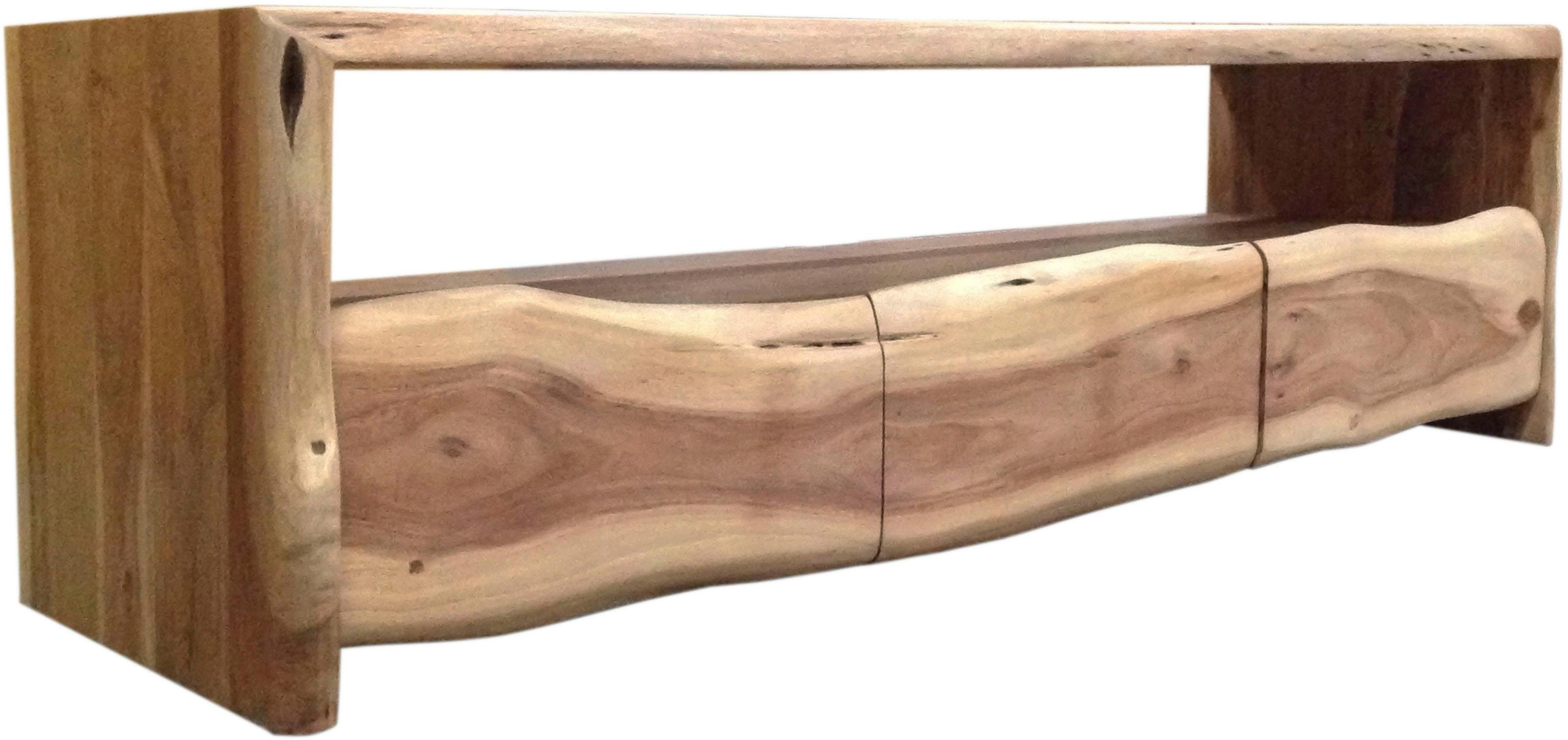 SIT Tv-meubel Albero massief acaciahout in boomstam-look, breedte 146 cm