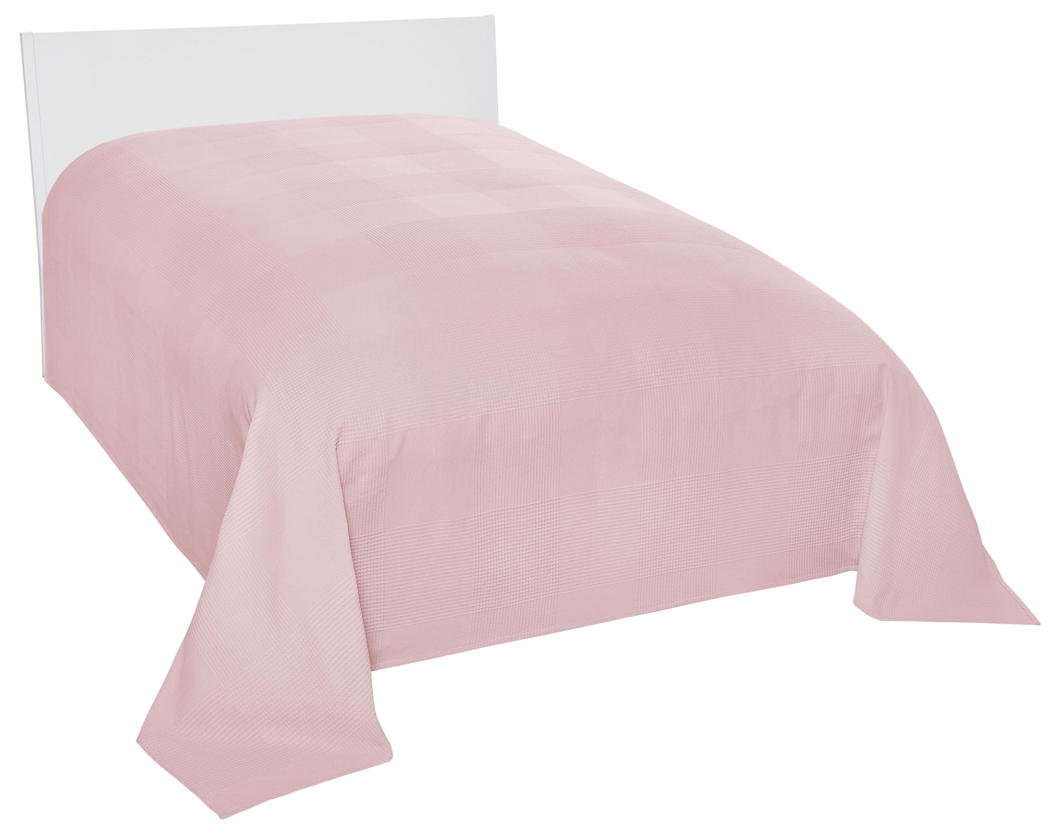 my home Sprei Mira lichte sprei van 100% katoen, uni foulard, zonder vulling