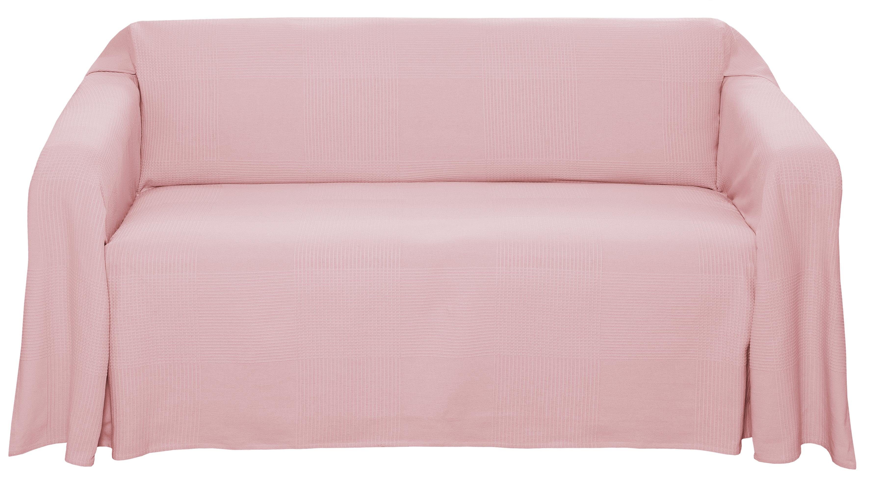 my home Sprei Mira lichte sprei van 100% katoen, uni foulard, zonder vulling