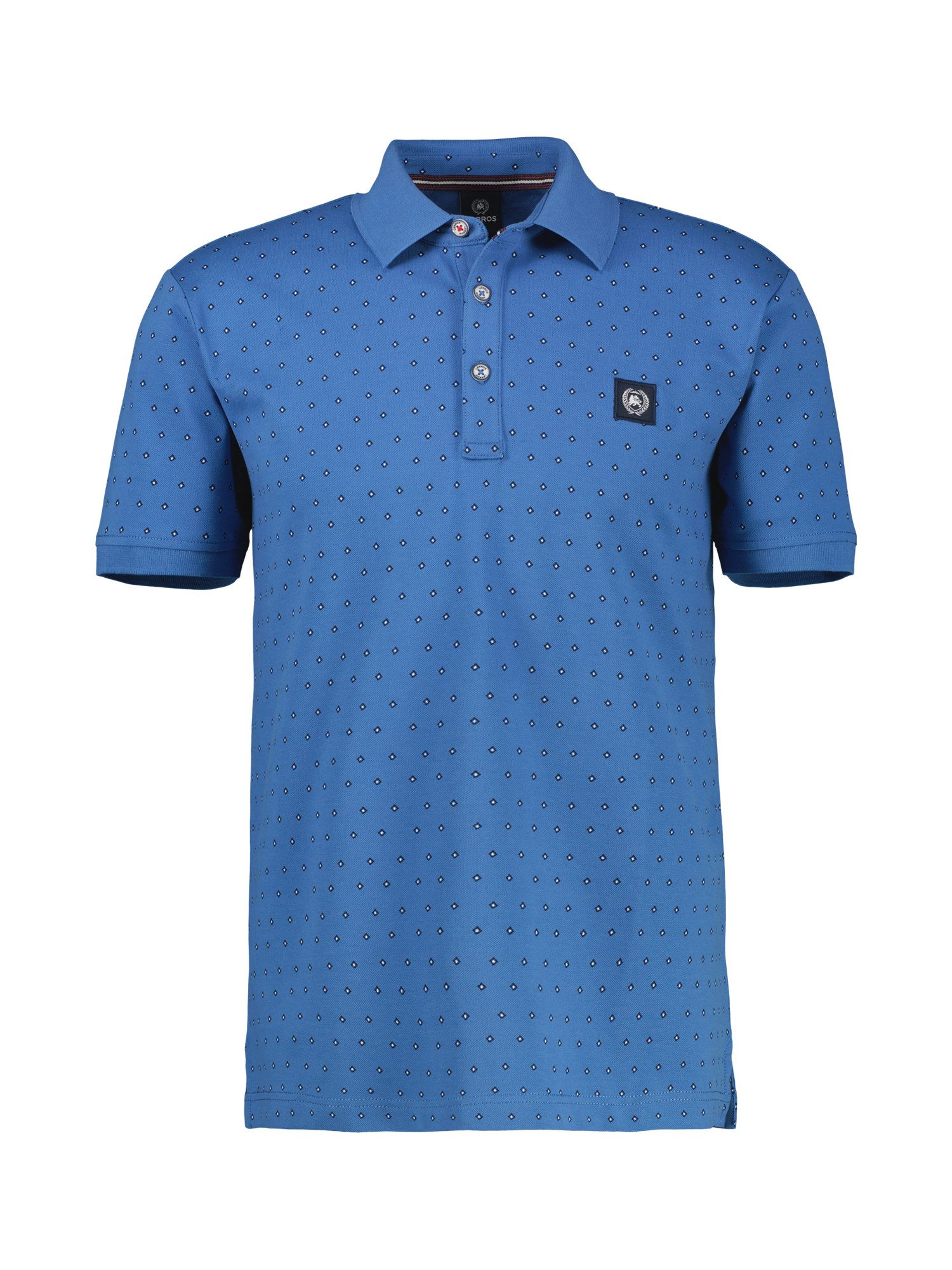 Lerros Poloshirt LERROS heren poloshirt met minimalistische print