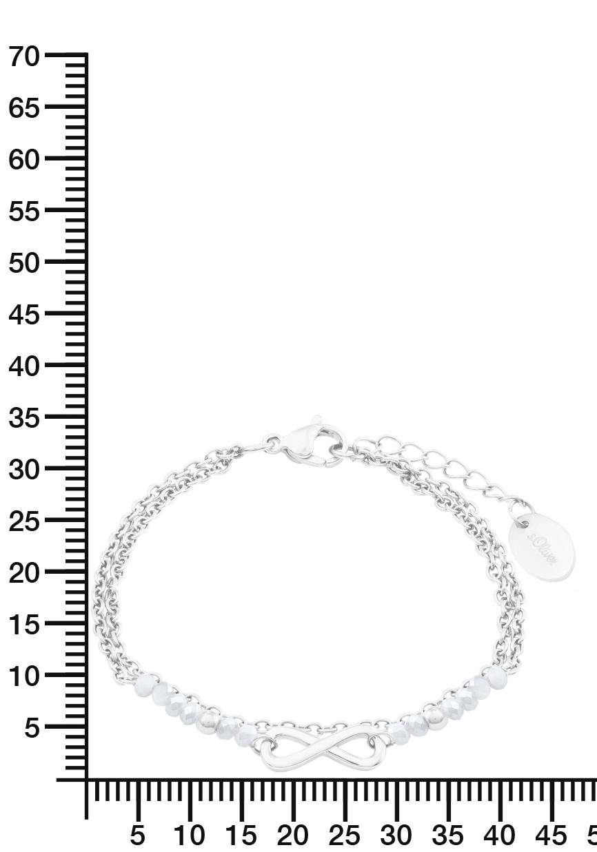 s.Oliver Armband 2022717 met glassteen