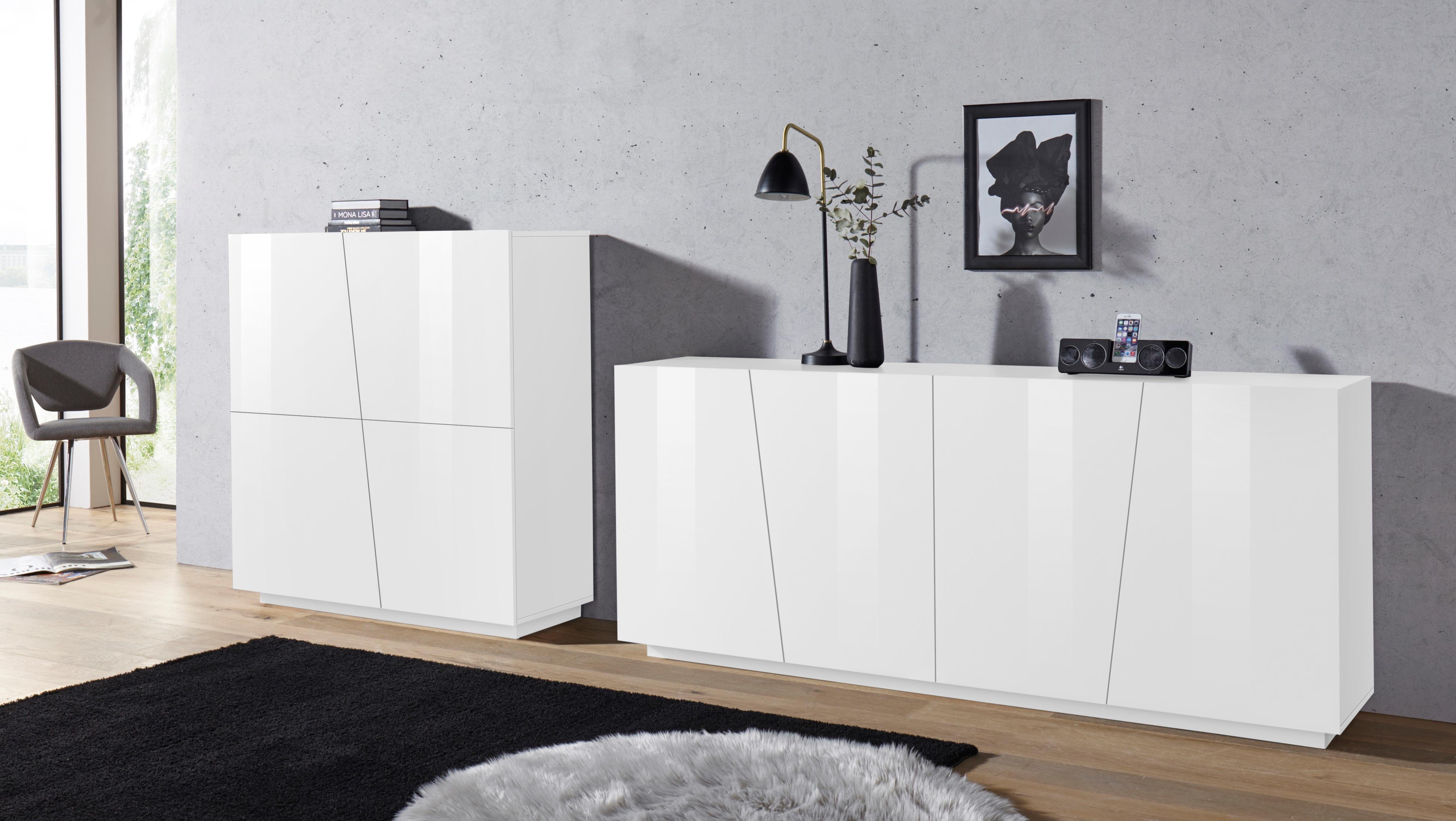 INOSIGN Dressoir VEGA Dressoir met 4 deuren, breedte 200 cm
