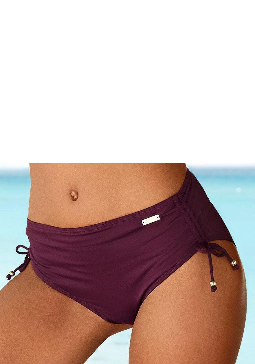 Lascana Bikinibroekje Italy met hogere zijnaad
