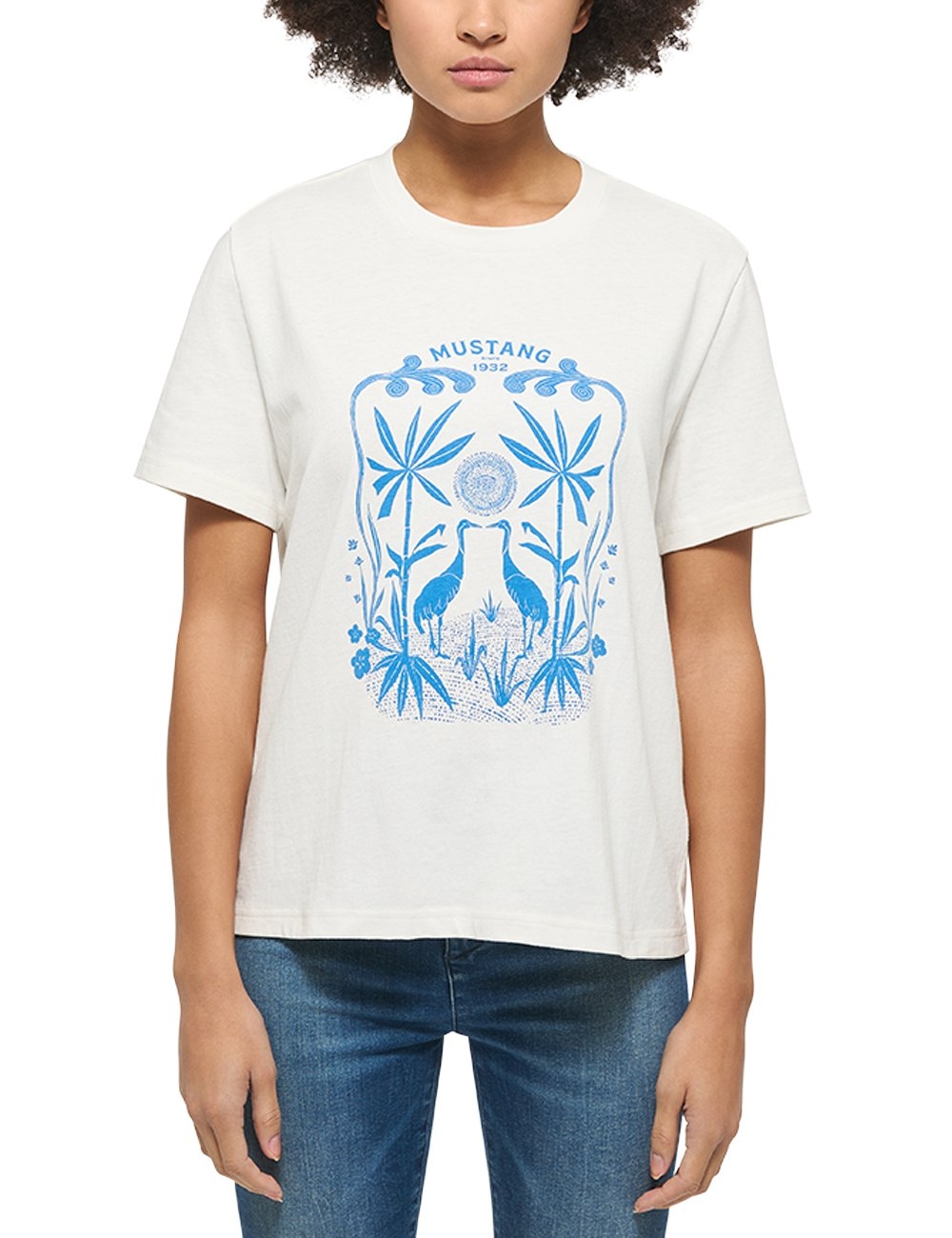 MUSTANG T-shirt nu C | Style Alina Print? Bestel bij OTTO