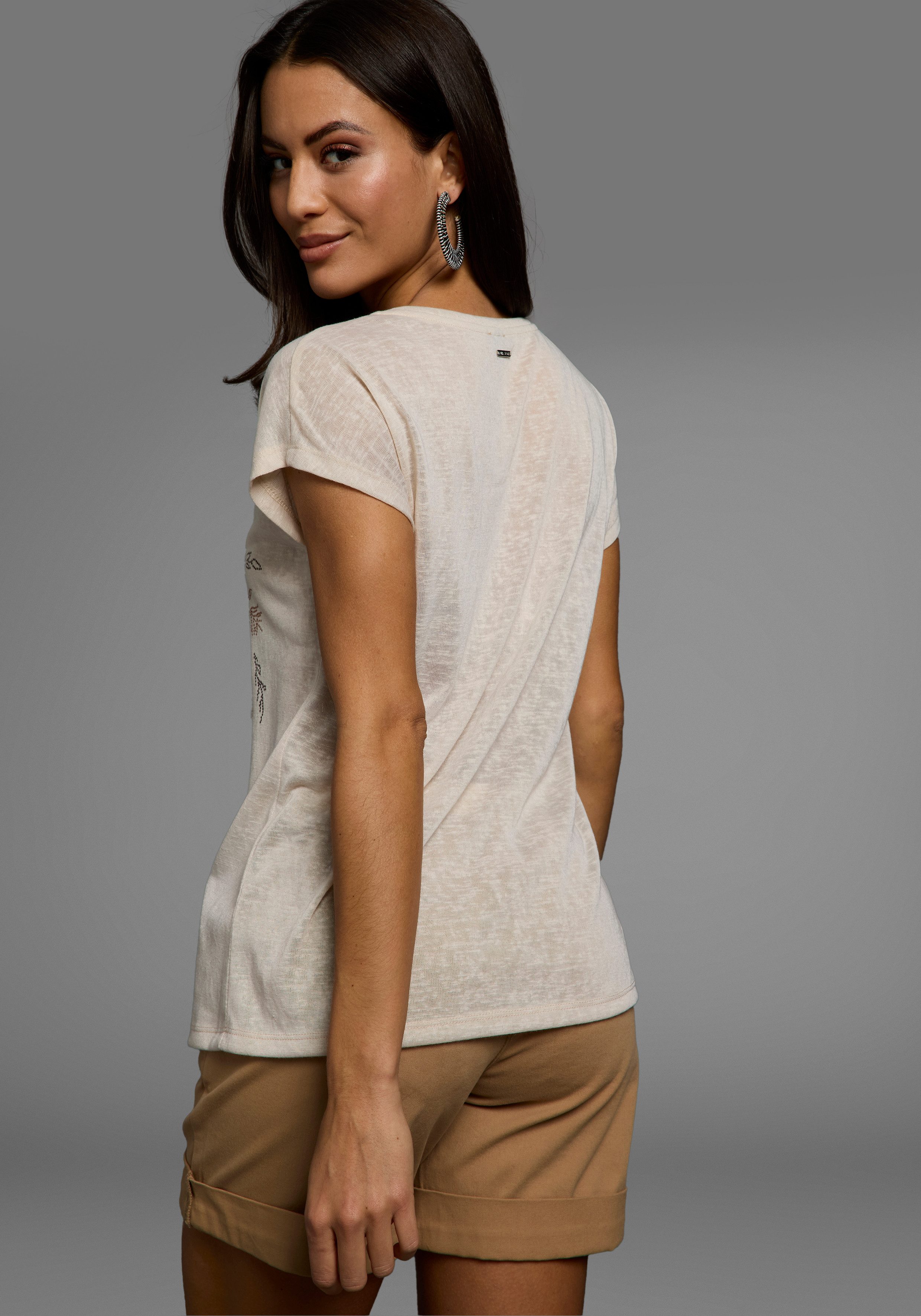 Laura Scott T-shirt met glinsterdruk