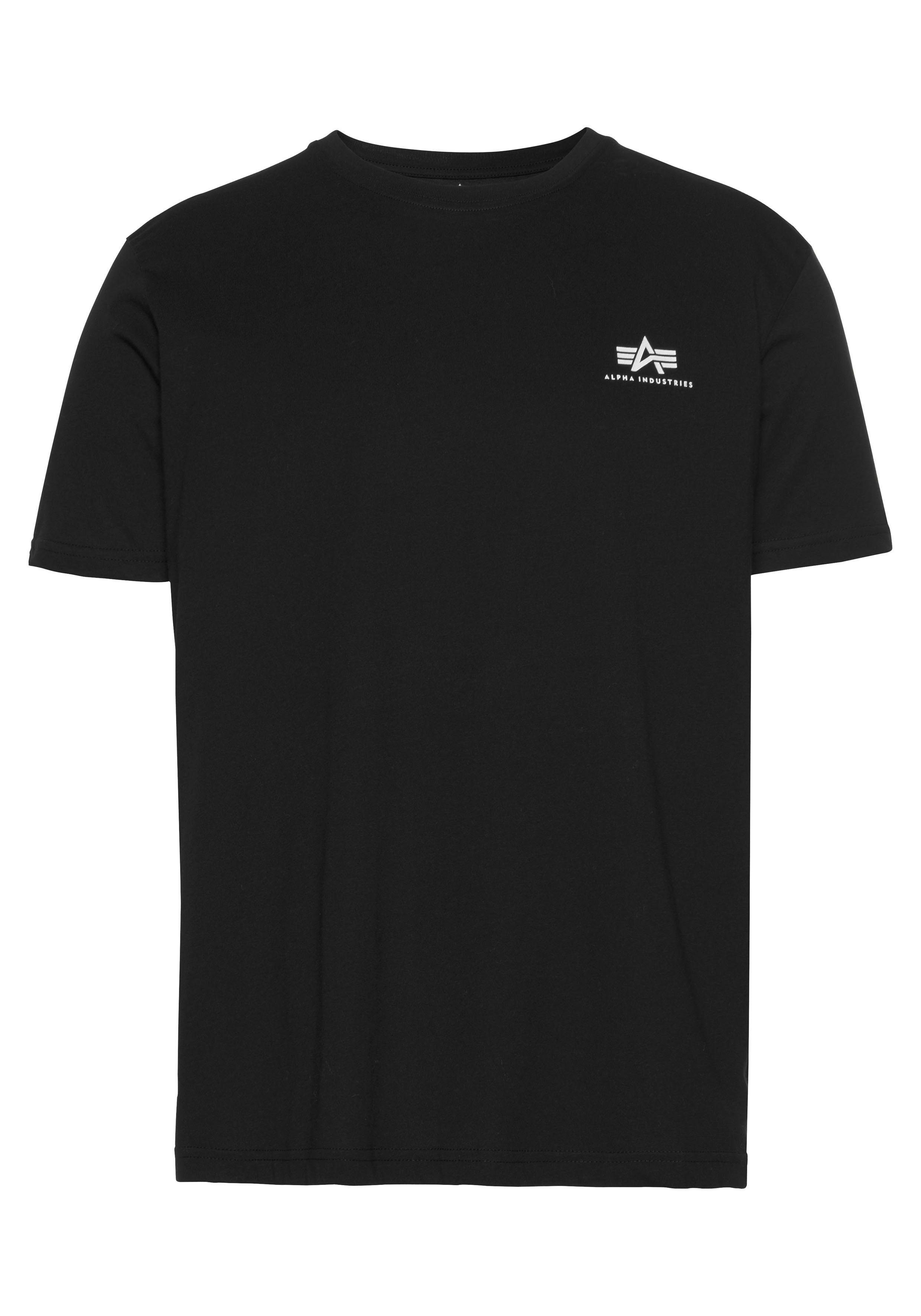 Alpha Industries Shirt met ronde hals BASIC T SMALL LOGO