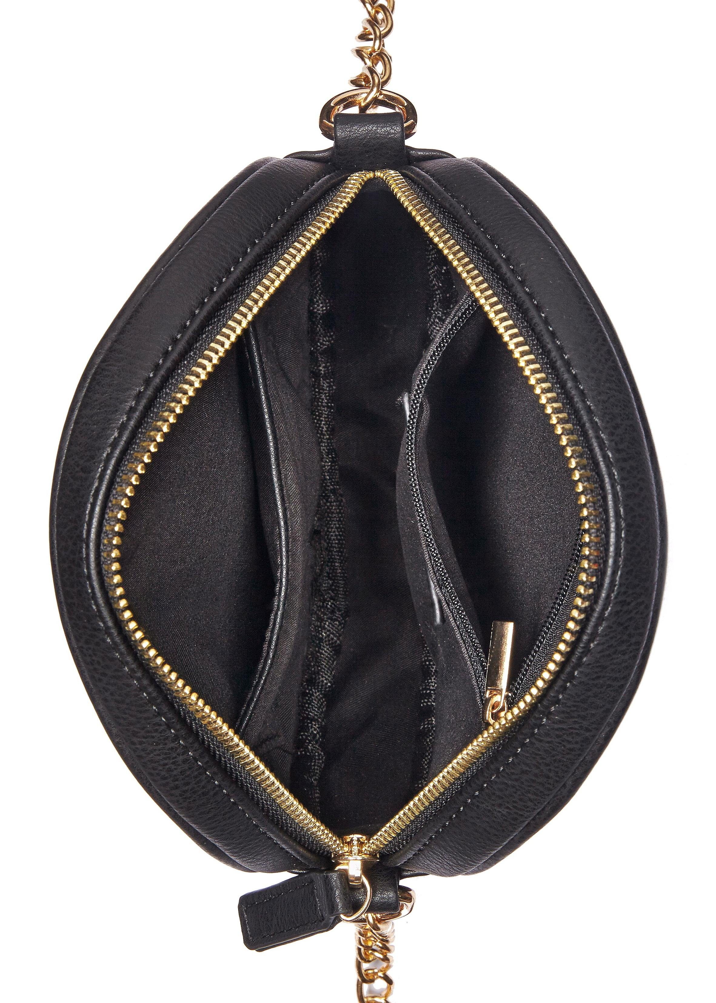 Lascana Schoudertas kleine ronde handtas, minibag vegan
