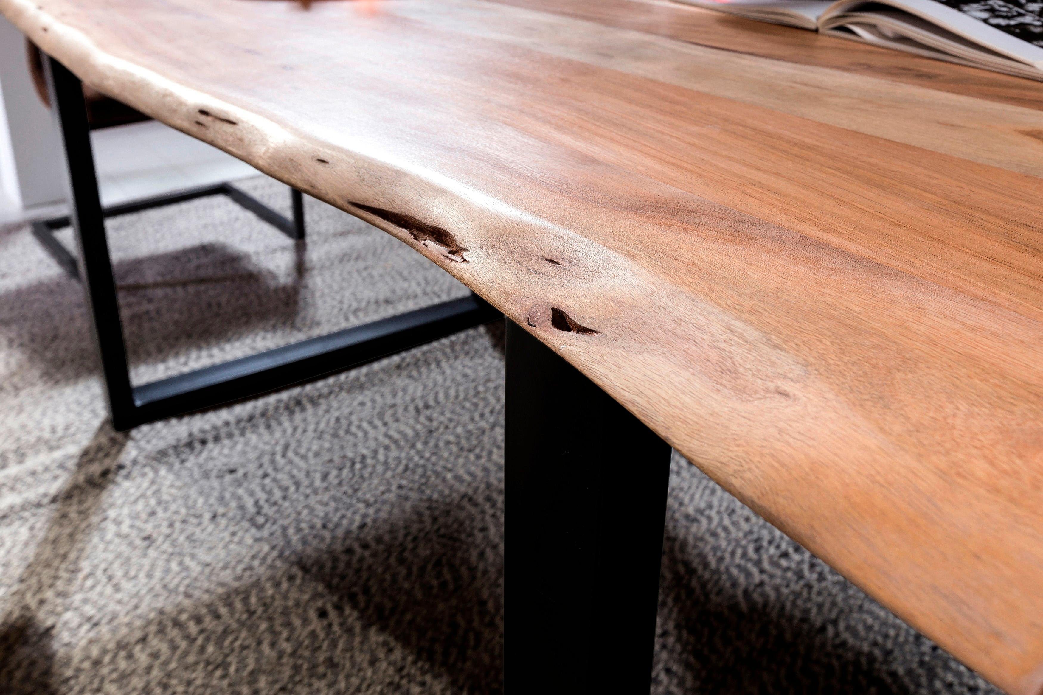 SIT Eettafel Tops&Tables Acacia tafelblad met natuurlijke boomrand