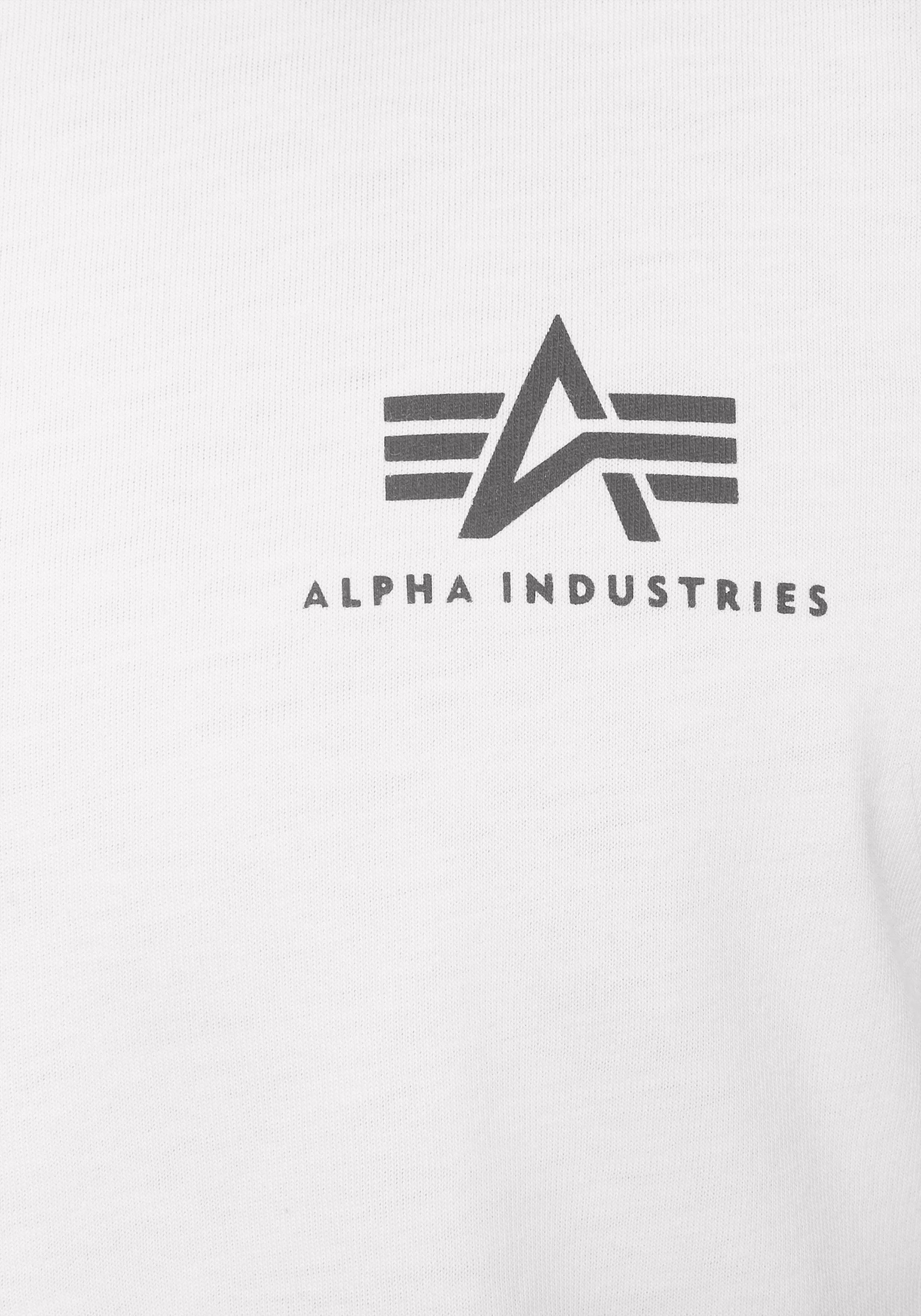 Alpha Industries Shirt met ronde hals BASIC T SMALL LOGO