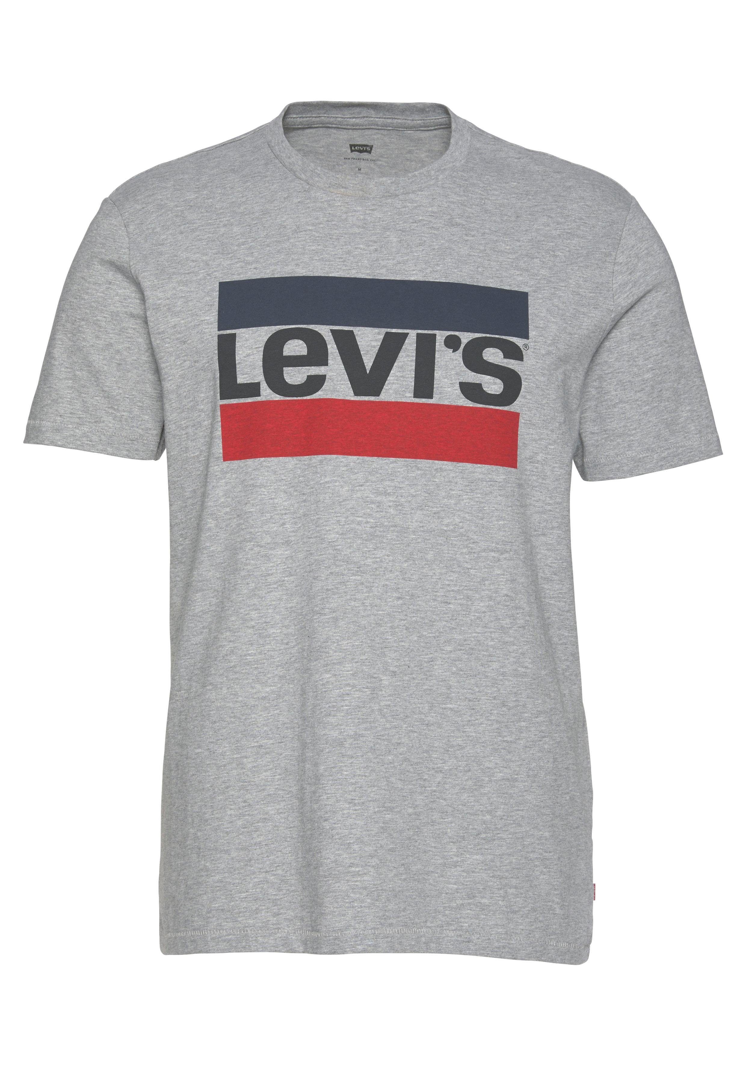 Levi's® T-shirt met grote logoprint