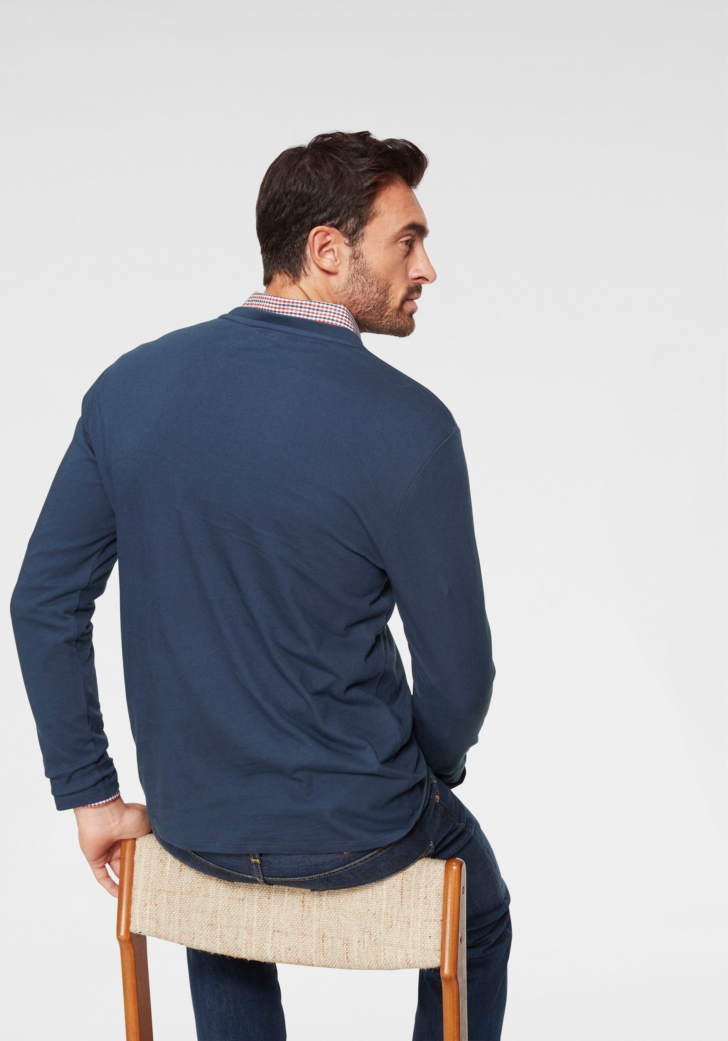 Levi's® Shirt met lange mouwen met logo-applicatie