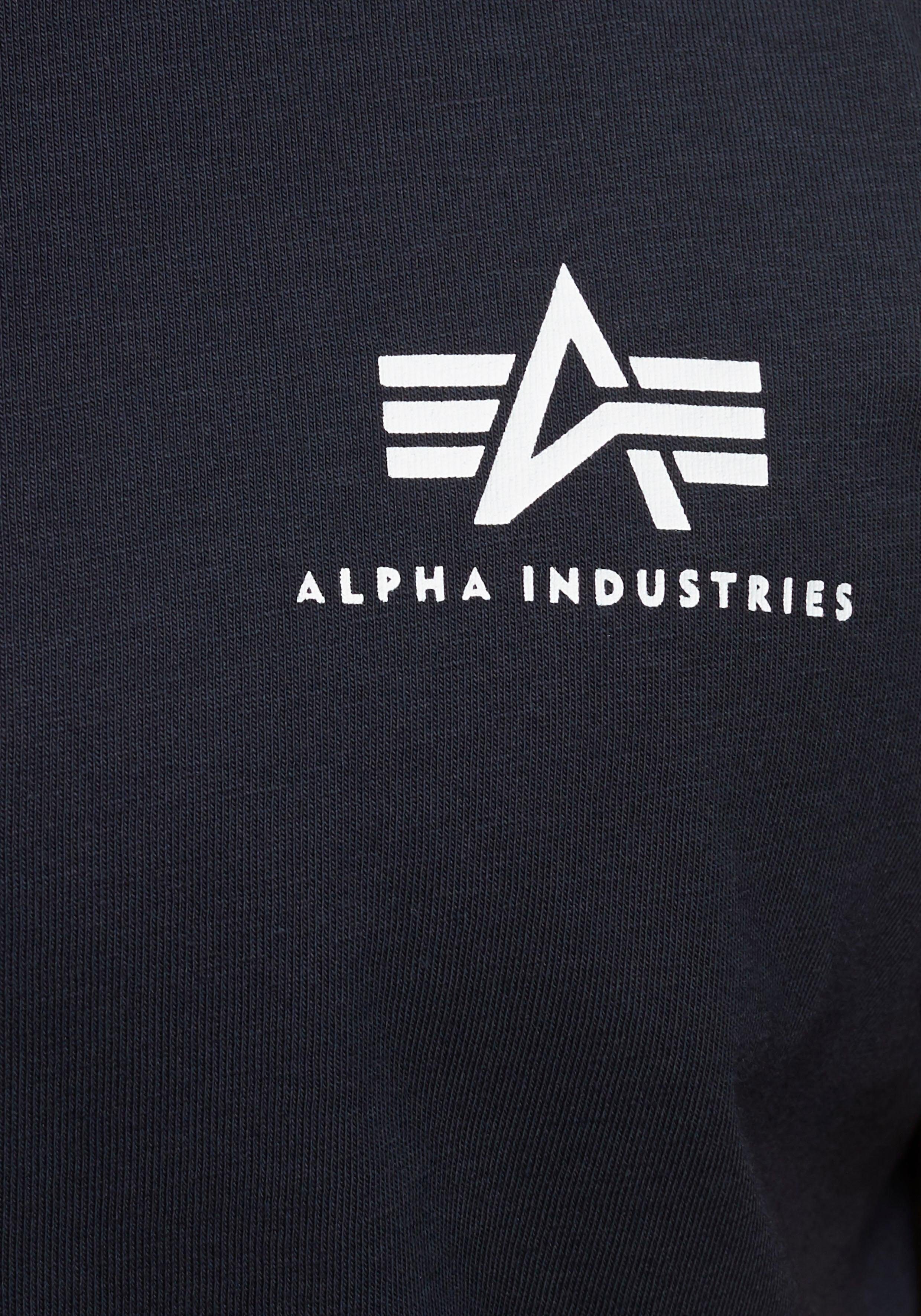 Alpha Industries Shirt met ronde hals BASIC T SMALL LOGO