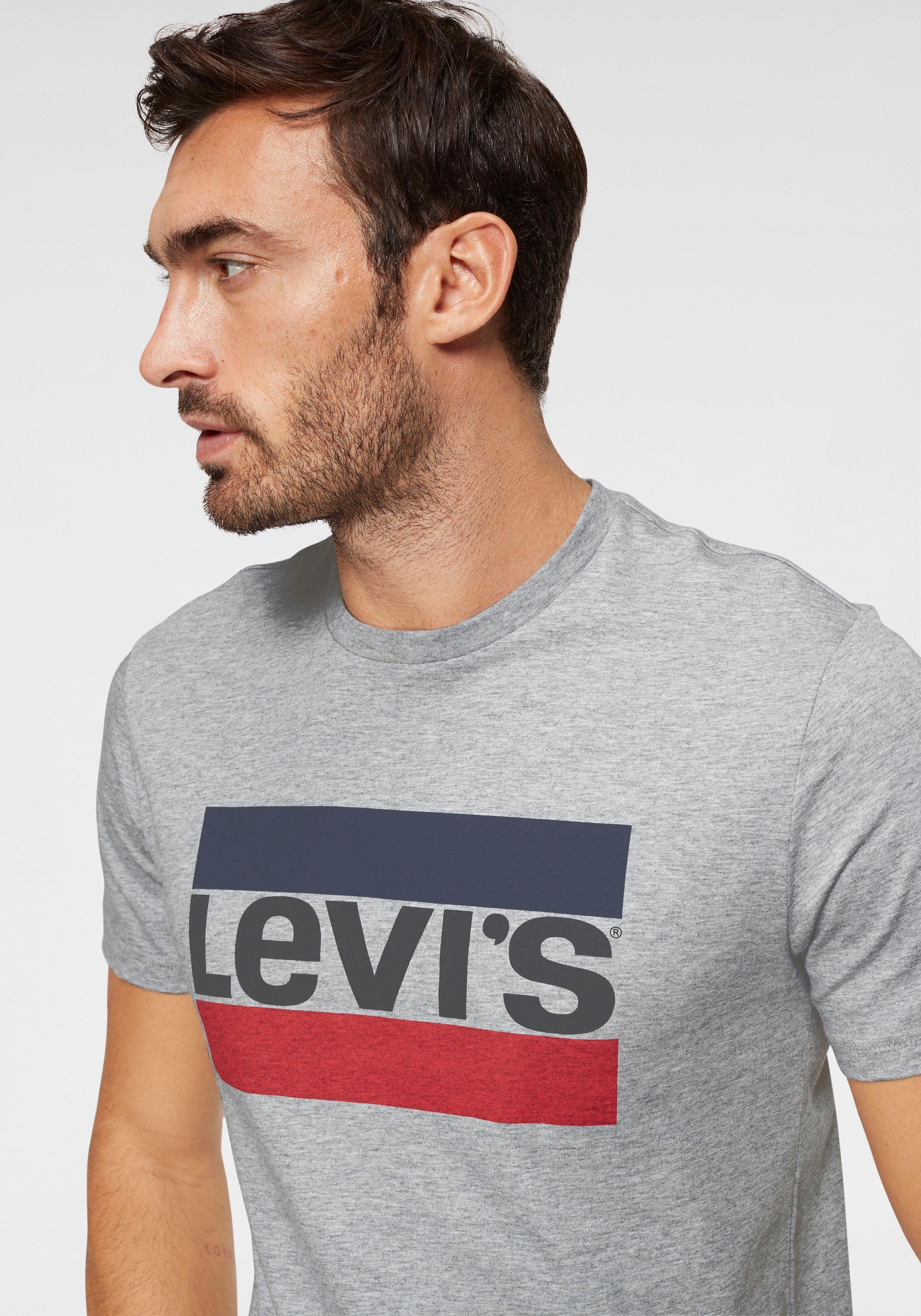 Levi's® T-shirt met grote logoprint