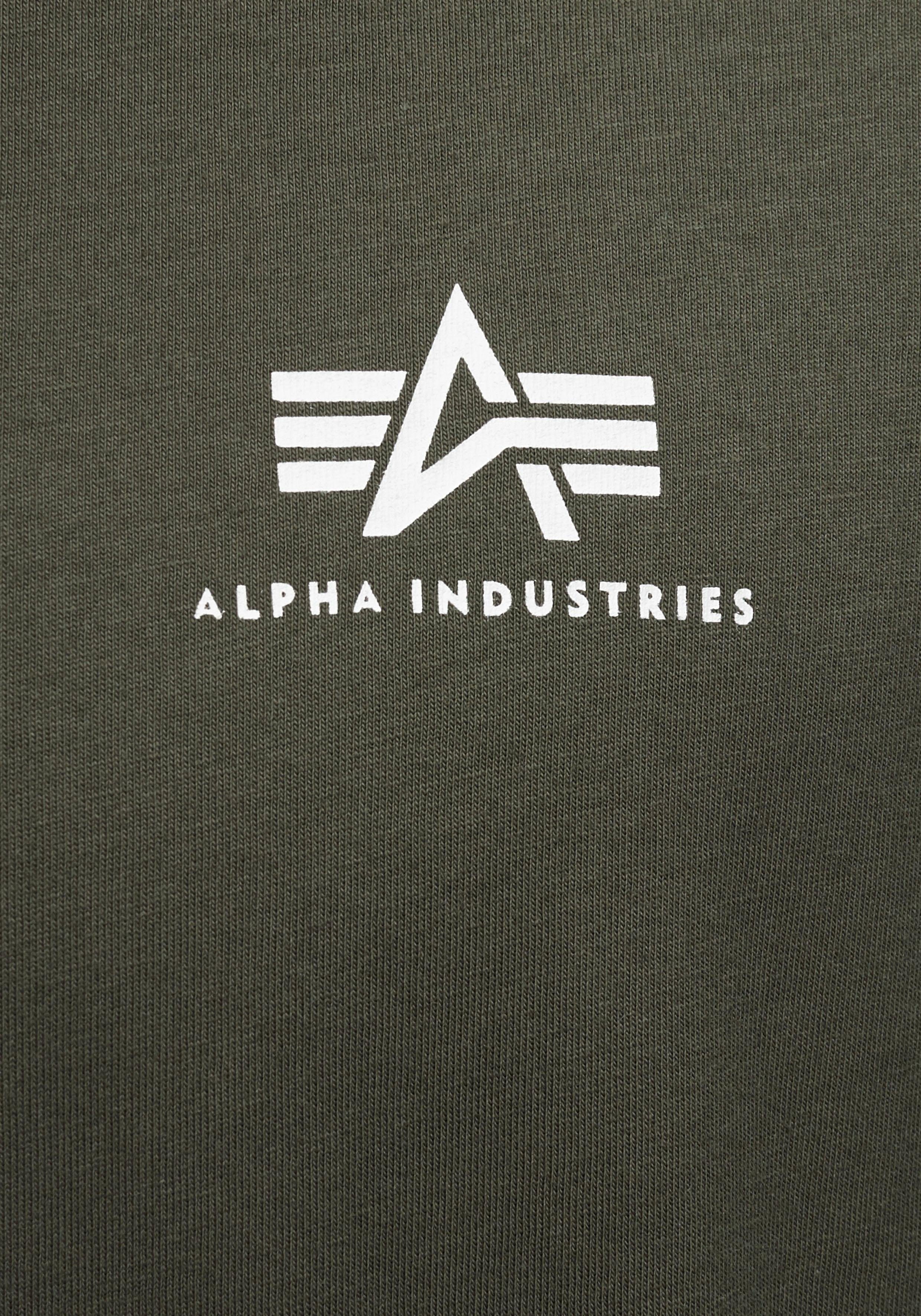 Alpha Industries Shirt met ronde hals BASIC T SMALL LOGO