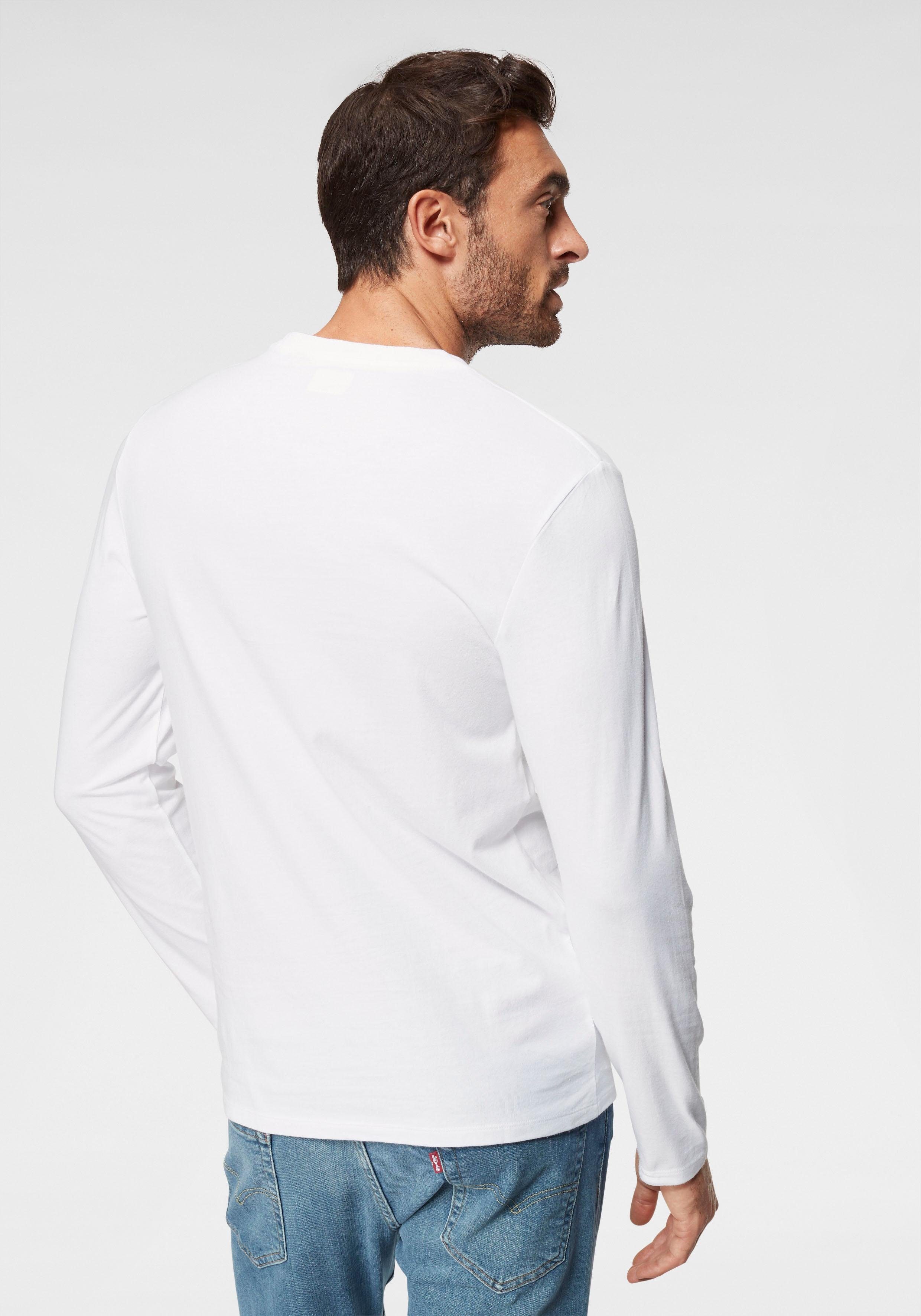 Levi's® Shirt met lange mouwen met logo-applicatie