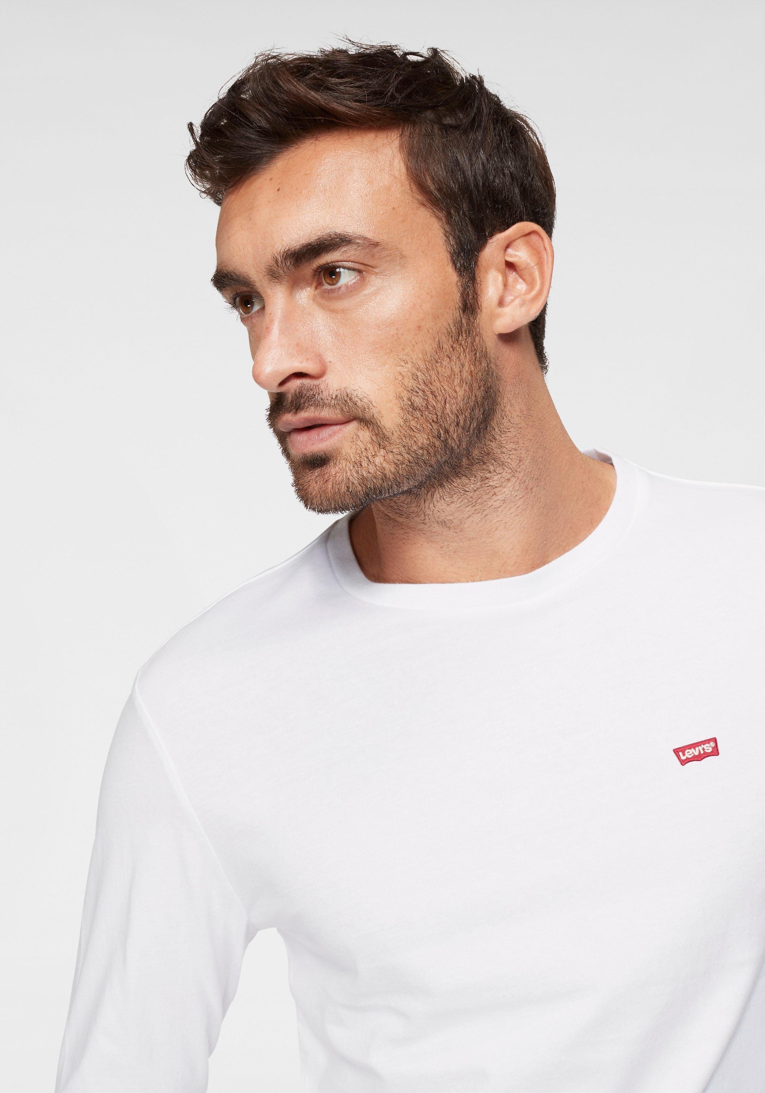 Levi's® Shirt met lange mouwen met logo-applicatie