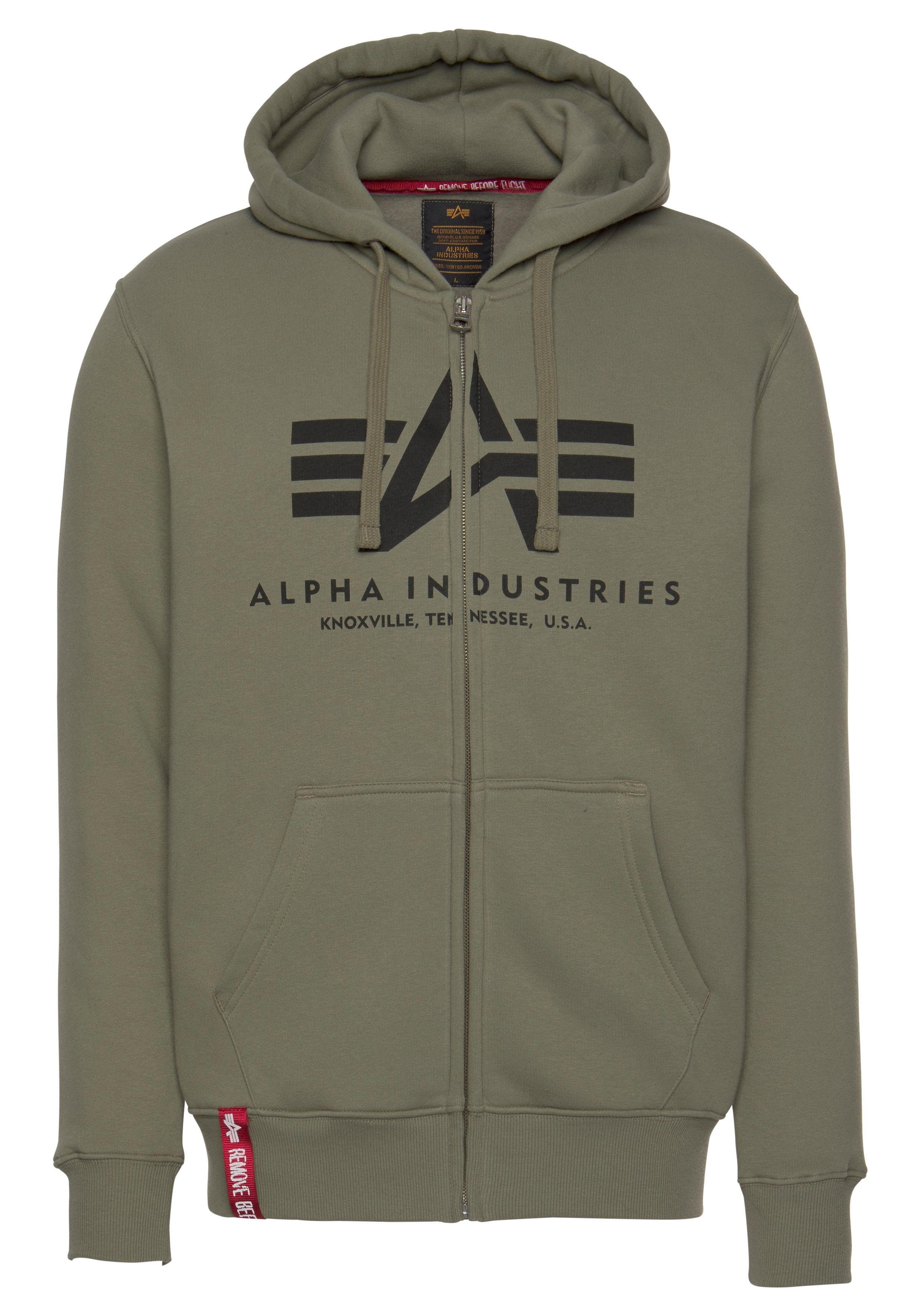 Alpha Industries Capuchonsweatvest BASIC ZIP HOODY